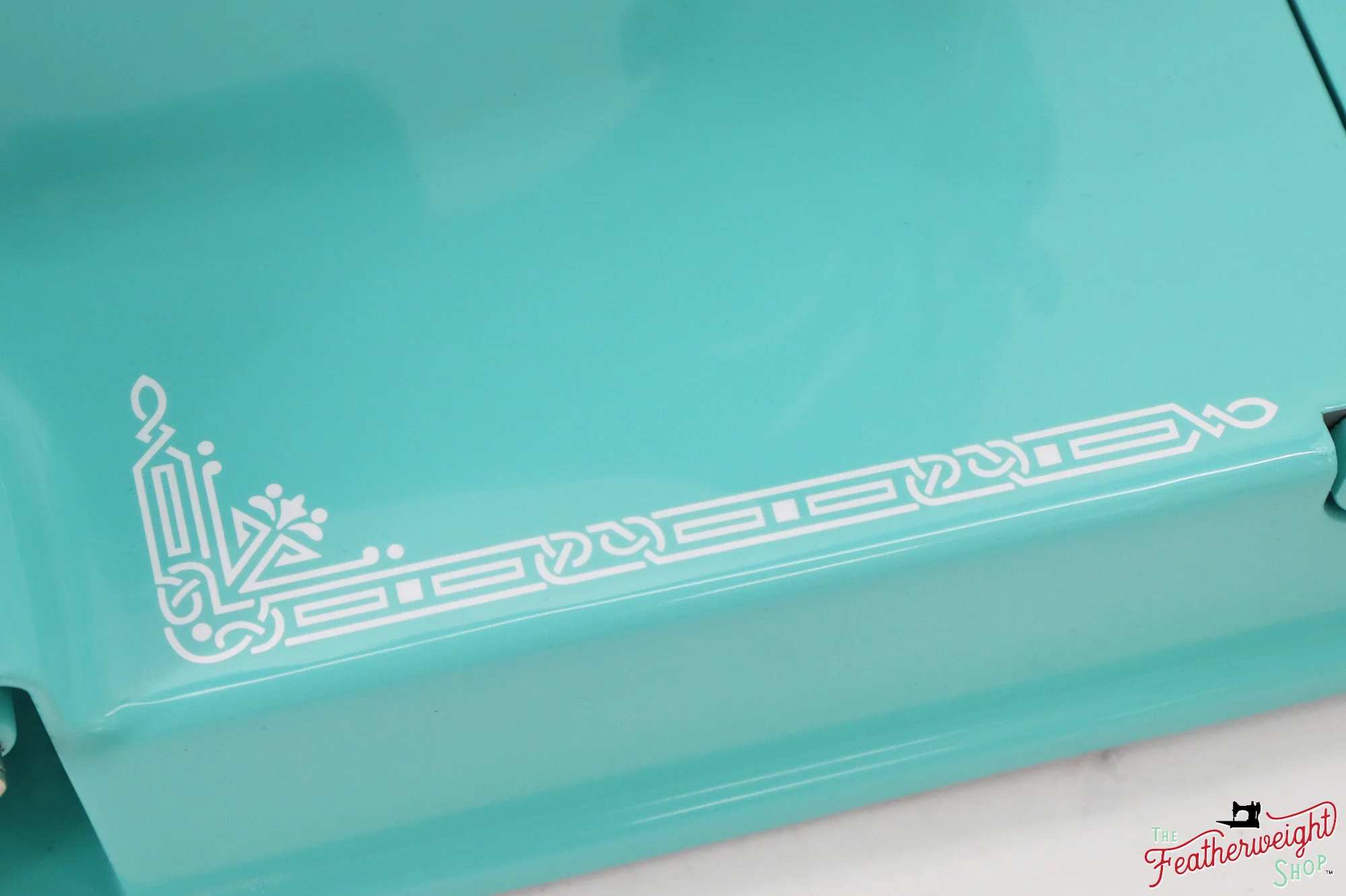 Singer Featherweight 221, AH334*** - Fully Restored in Tiffany Blue - Image 13