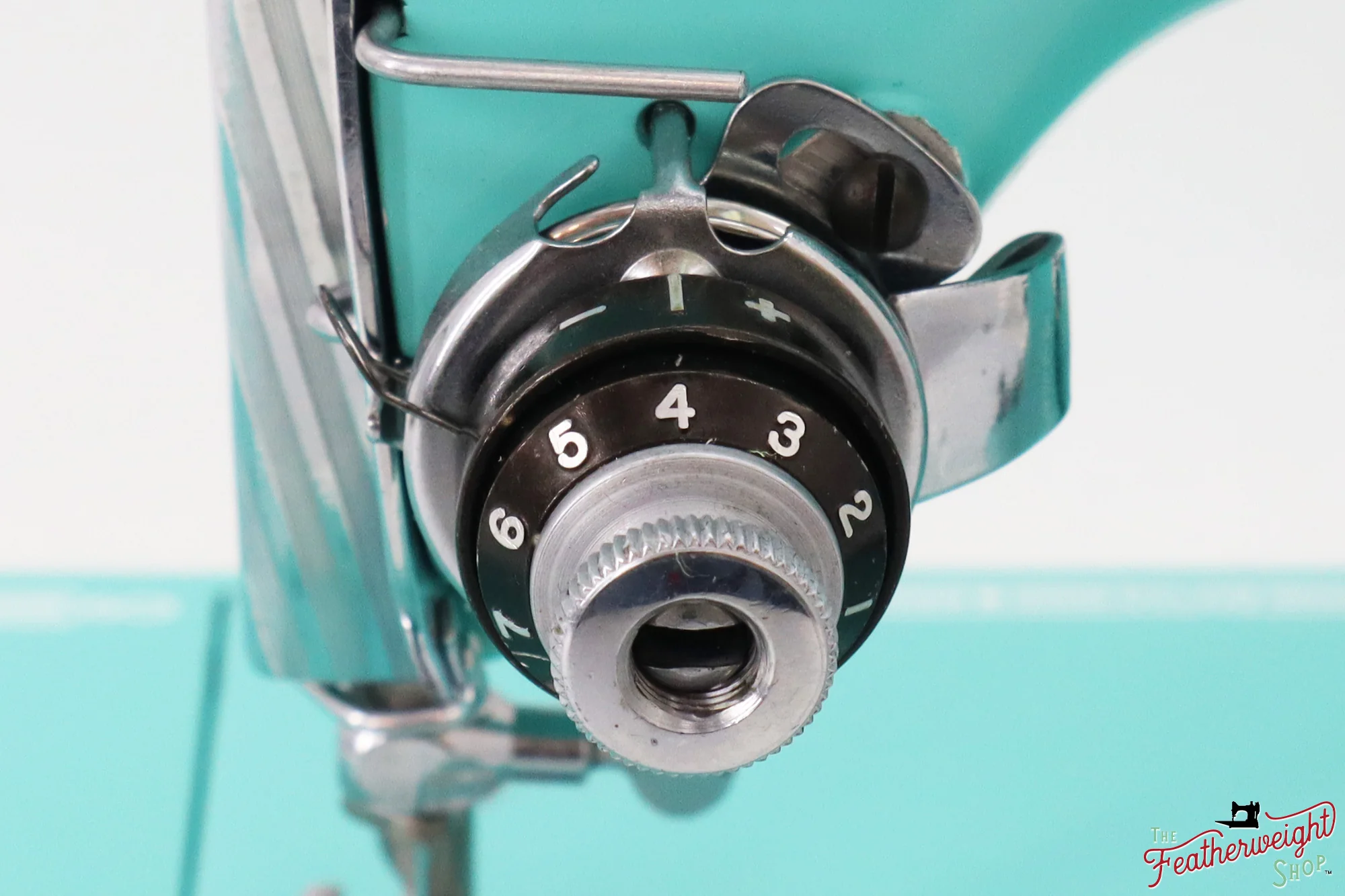 Singer Featherweight 221, AH334*** - Fully Restored in Tiffany Blue - Image 16