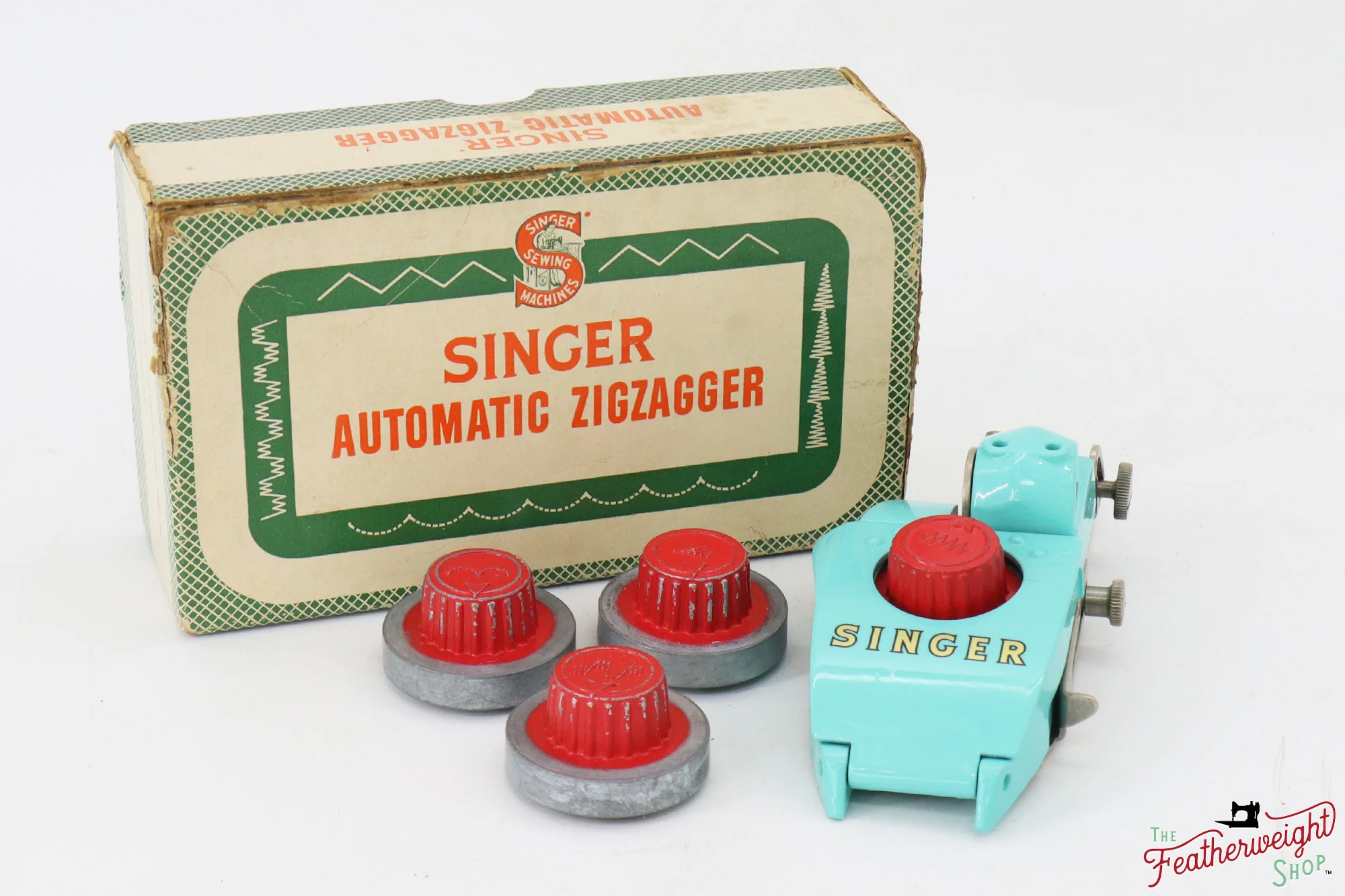 Singer Featherweight 221, AH334*** - Fully Restored in Tiffany Blue - Image 8