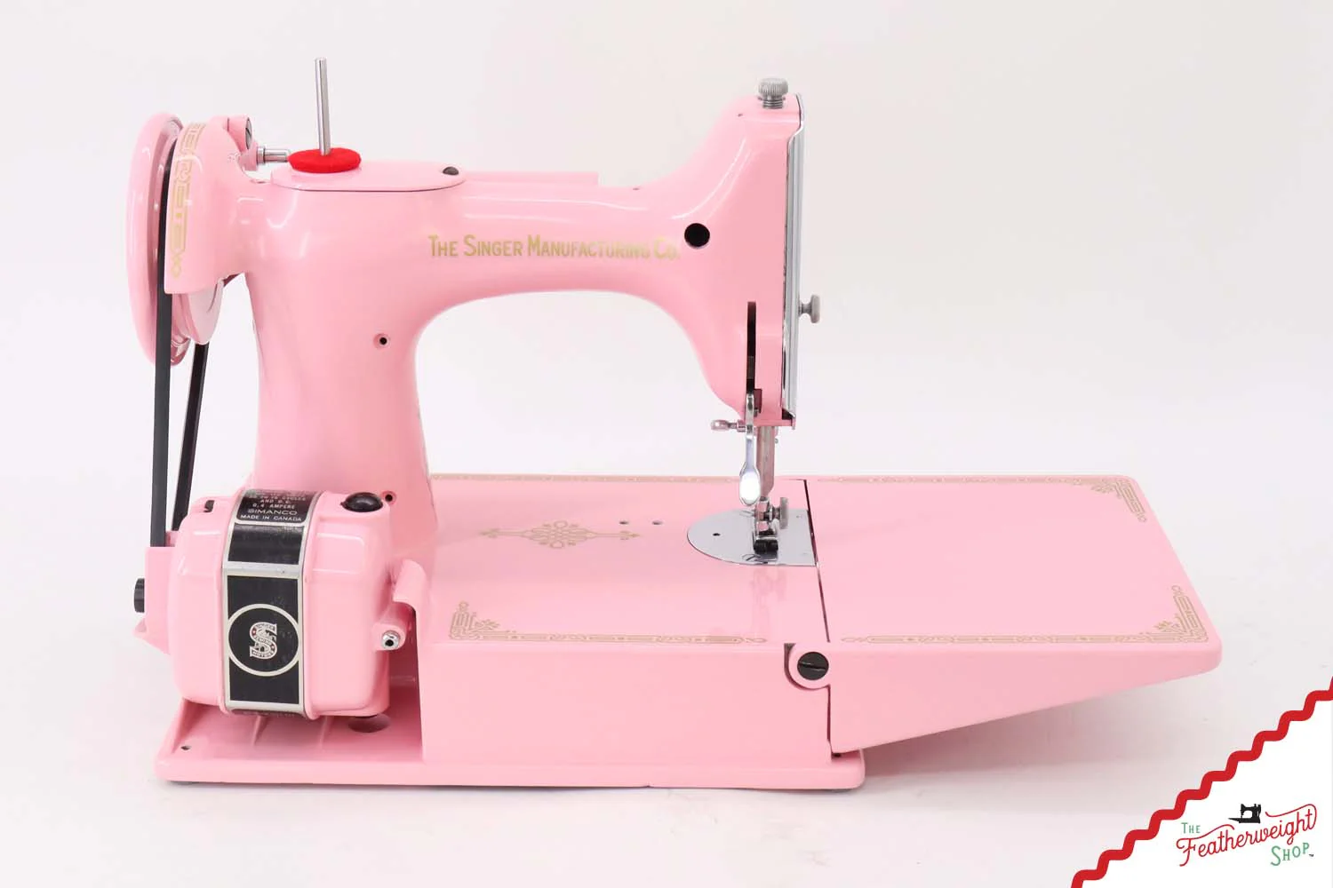Singer Featherweight 221 AH577*** - Fully Restored in Rosy Posy Pink - Image 7