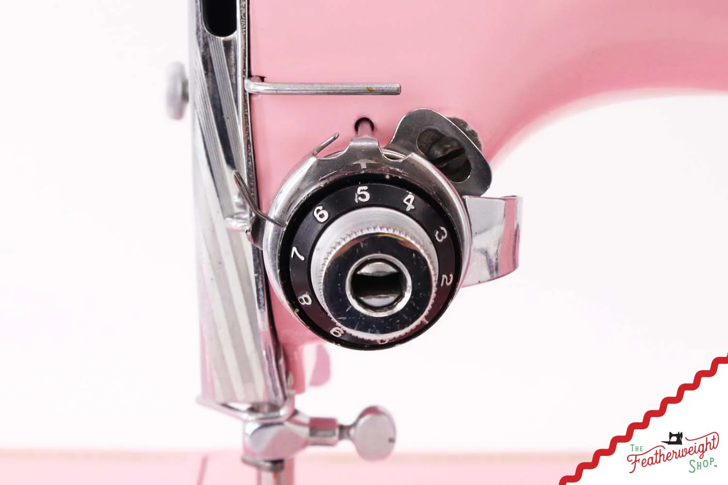 Singer Featherweight 221 AJ003*** - Fully Restored in Rosy Posy Pink - Image 16