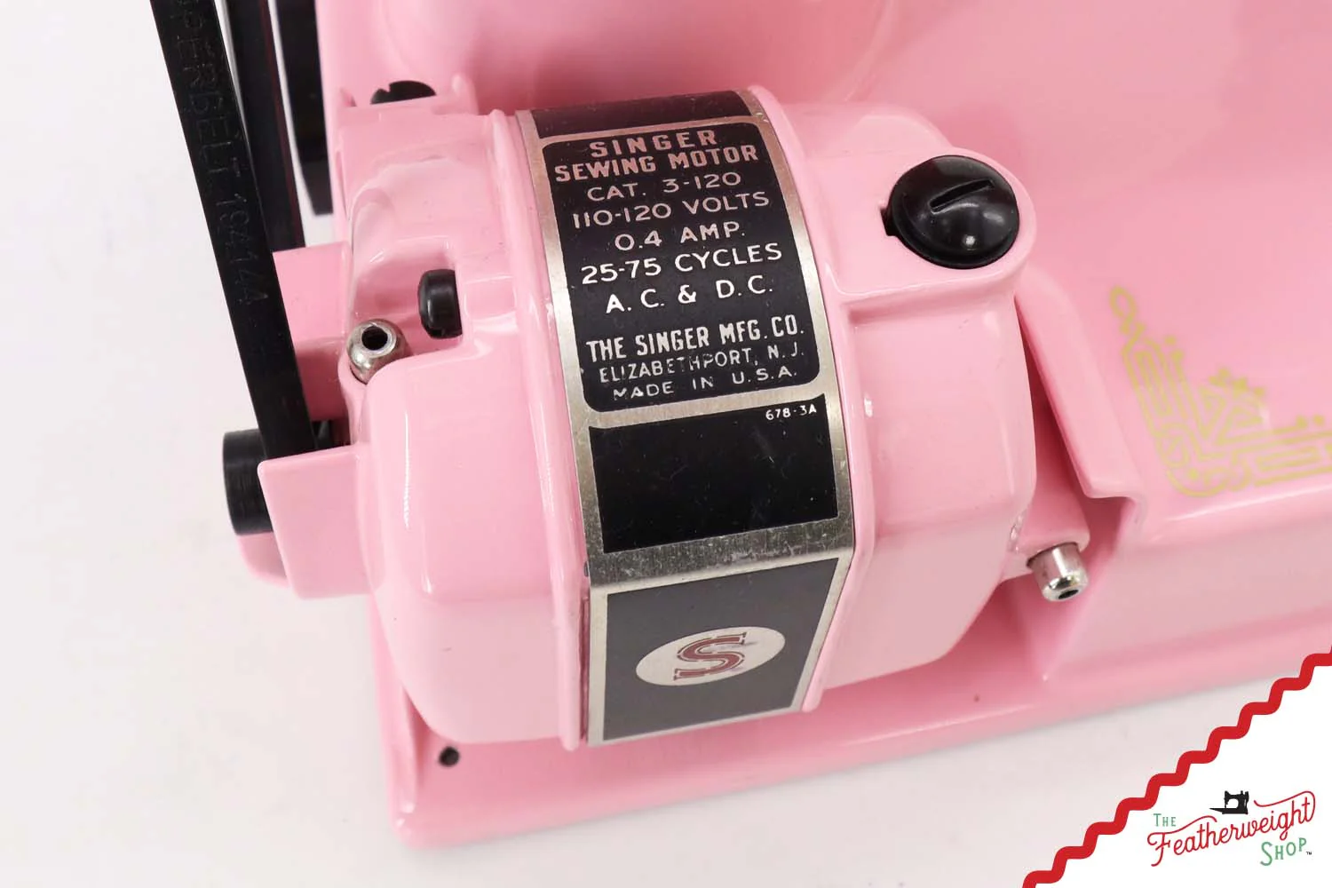 Singer Featherweight 221 AJ003*** - Fully Restored in Rosy Posy Pink - Image 17