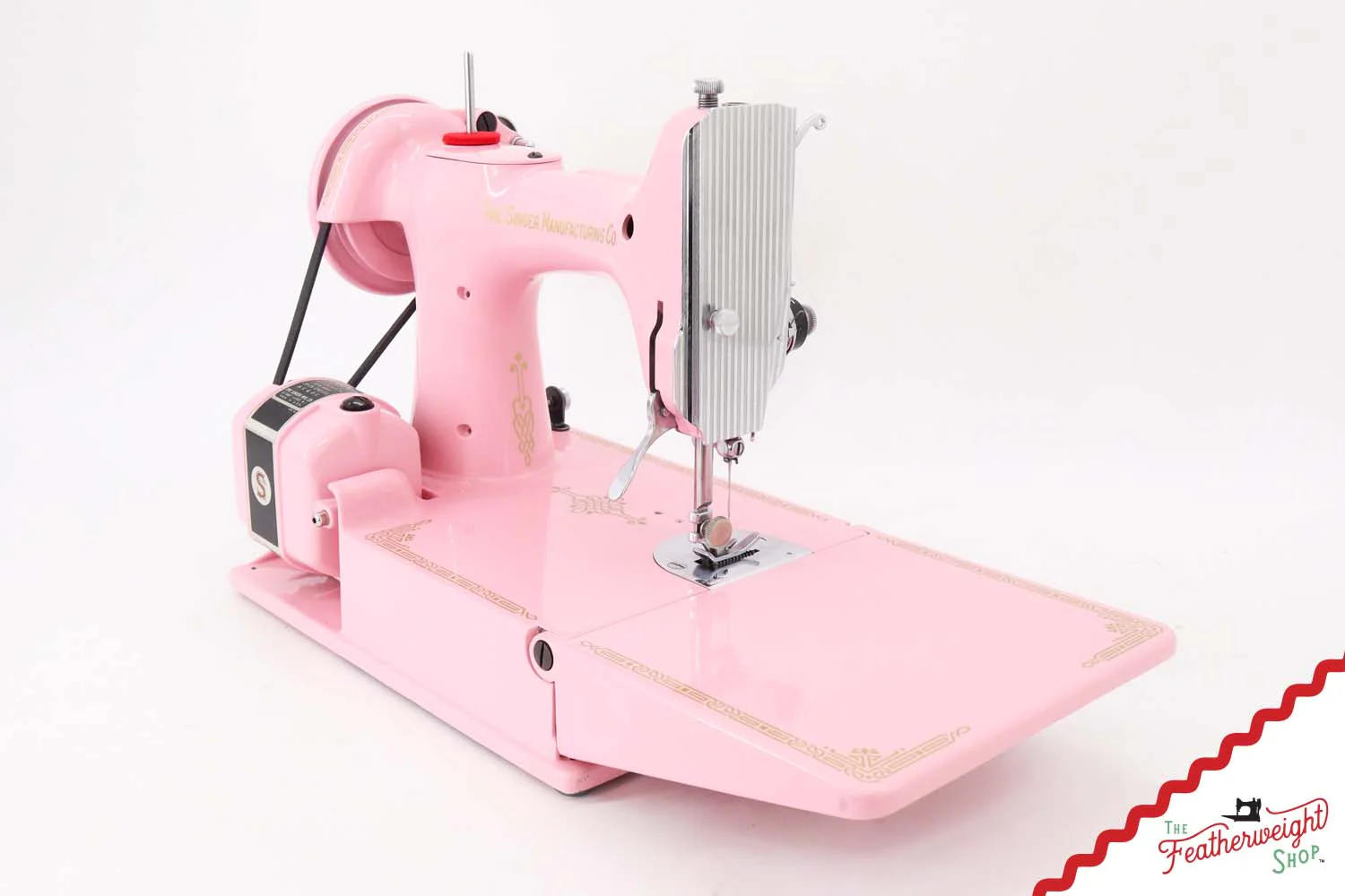 Singer Featherweight 221 AJ003*** - Fully Restored in Rosy Posy Pink - Image 6