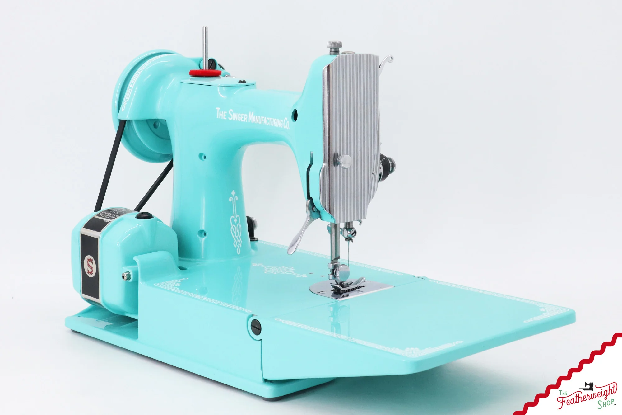 Singer Featherweight 221 AJ108*** - Fully Restored in Tiffany Blue - Image 6