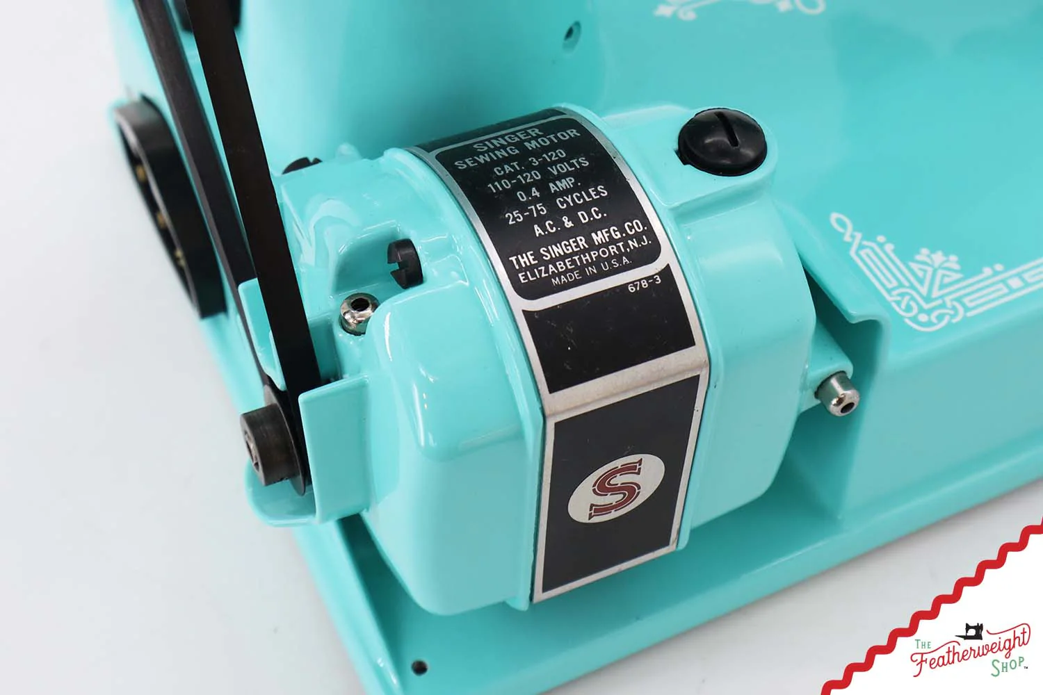 Singer Featherweight 221 AJ131*** - Fully Restored in Tiffany Blue - Image 15