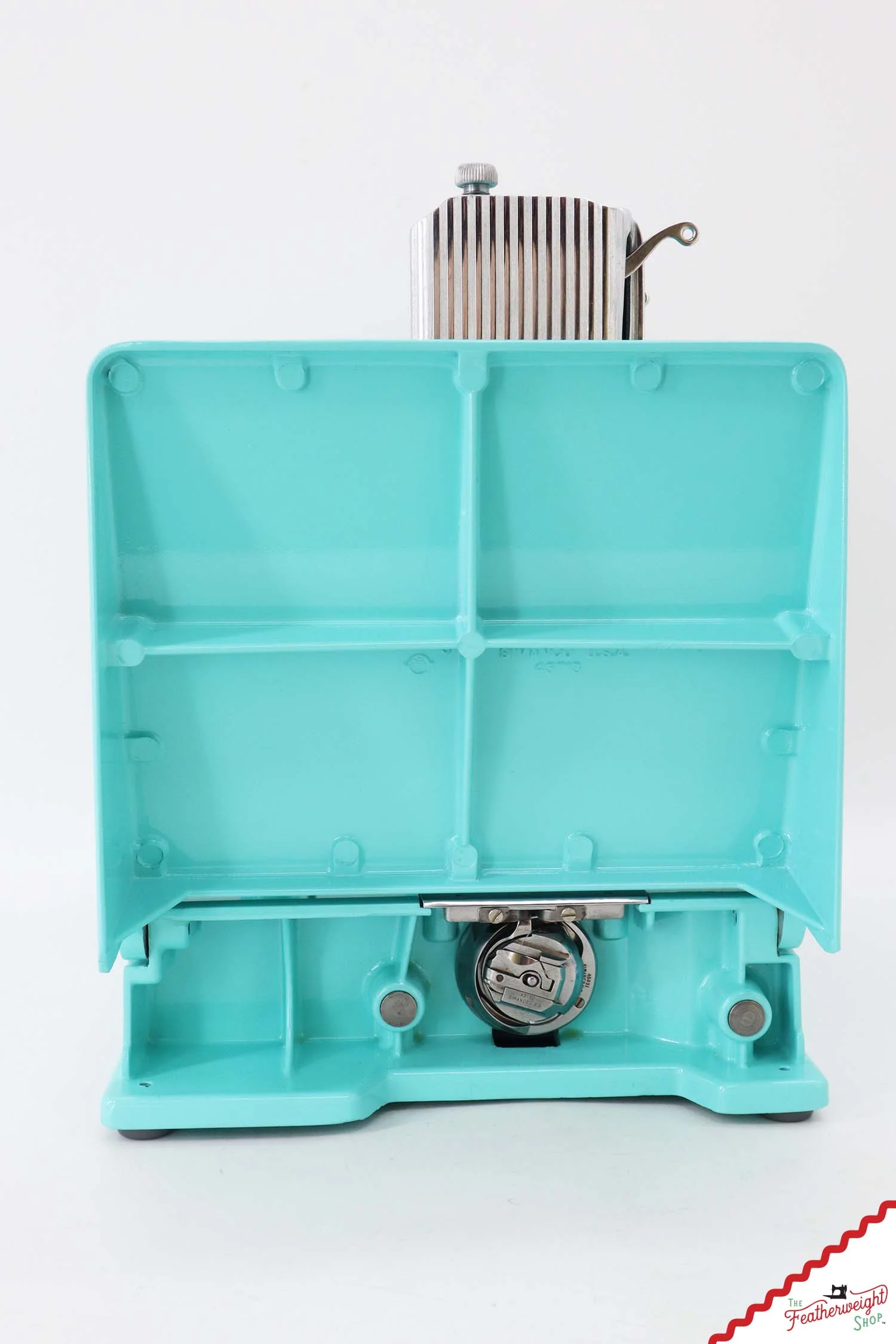 Singer Featherweight 221 AJ131*** - Fully Restored in Tiffany Blue - Image 4