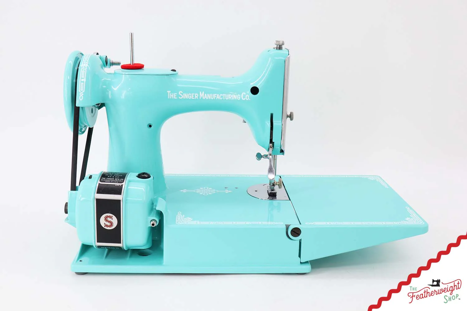 Singer Featherweight 221 AJ131*** - Fully Restored in Tiffany Blue - Image 6