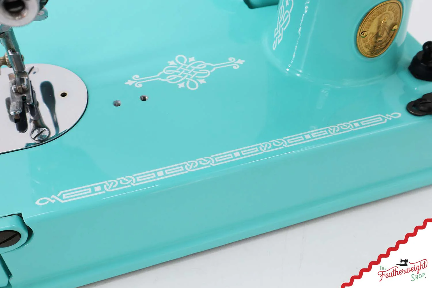 Singer Featherweight 221 AJ131*** - Fully Restored in Tiffany Blue - Image 7
