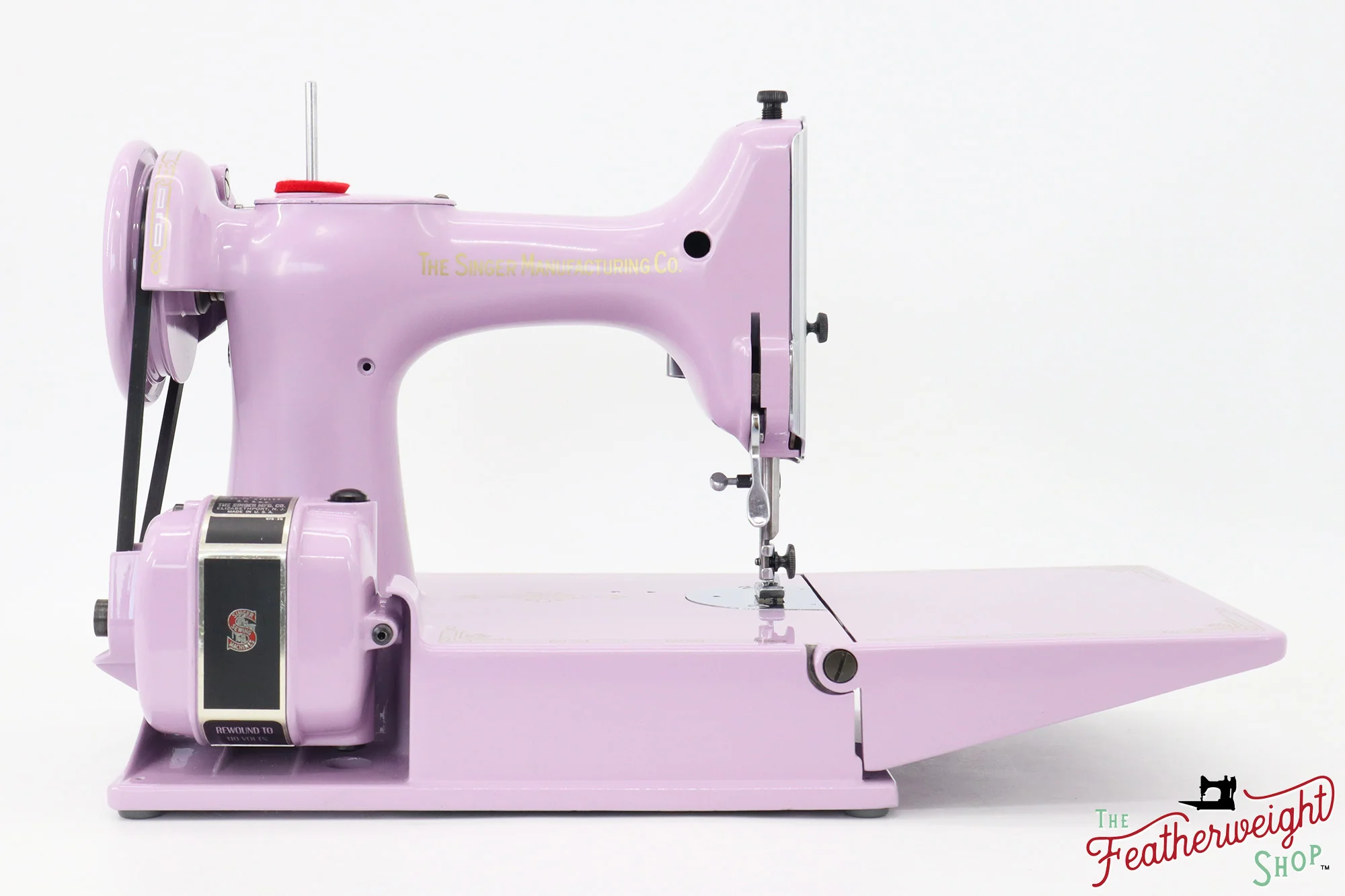 Singer Featherweight 221, AK784*** - Fully Restored in Wisteria - Image 7