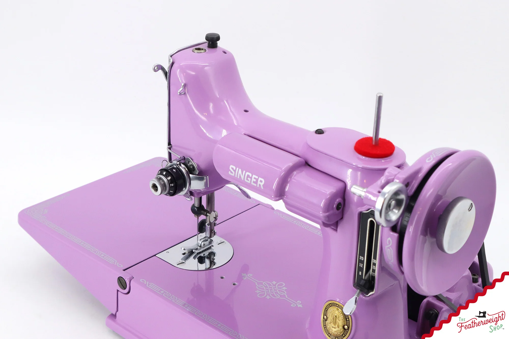 Singer Featherweight 221, AL395*** - Fully Restored in Lilac - Image 12