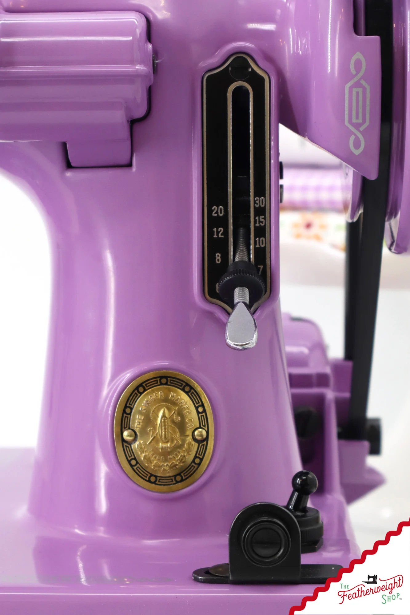 Singer Featherweight 221, AL395*** - Fully Restored in Lilac - Image 14