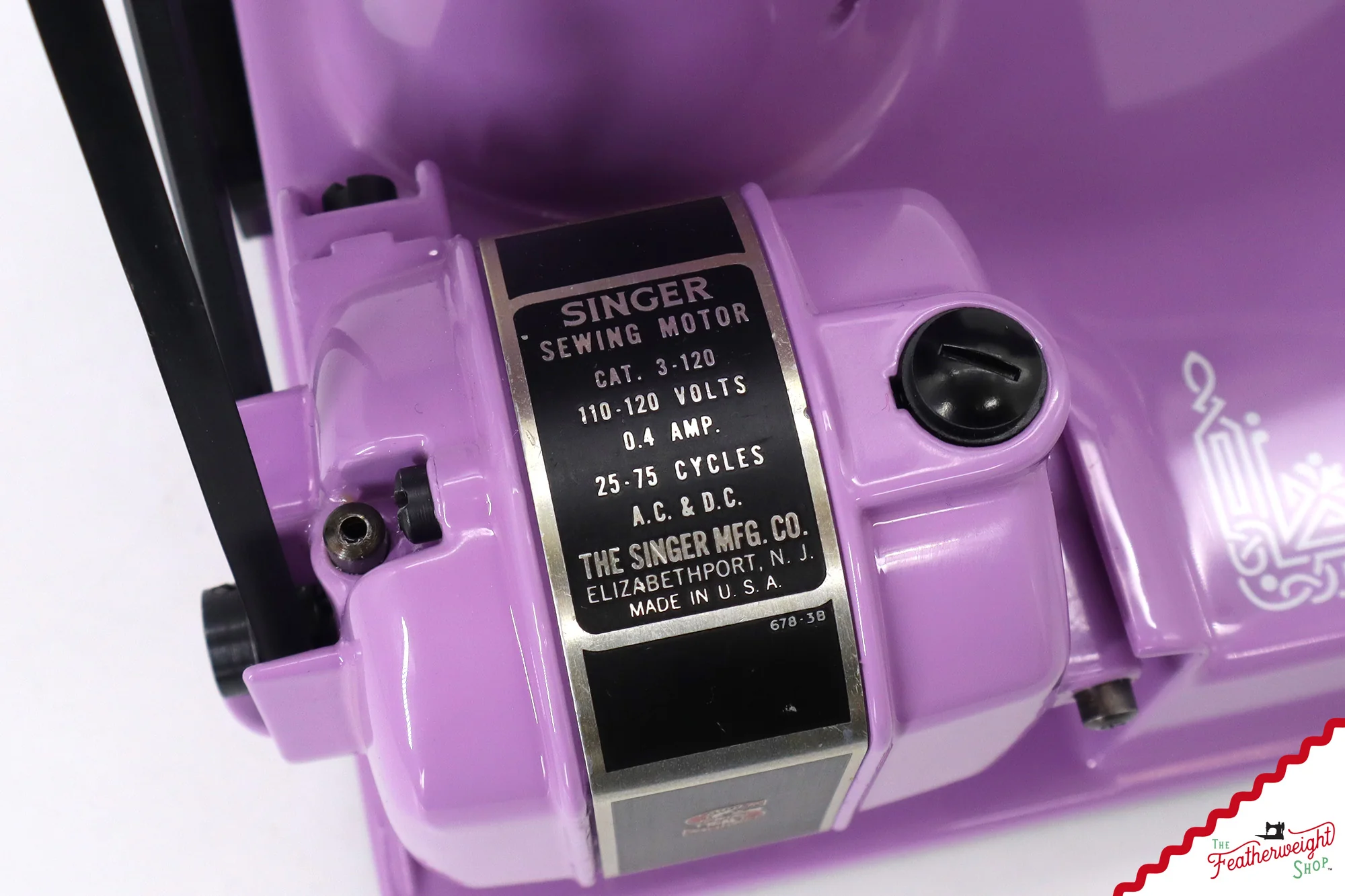 Singer Featherweight 221, AL395*** - Fully Restored in Lilac - Image 16