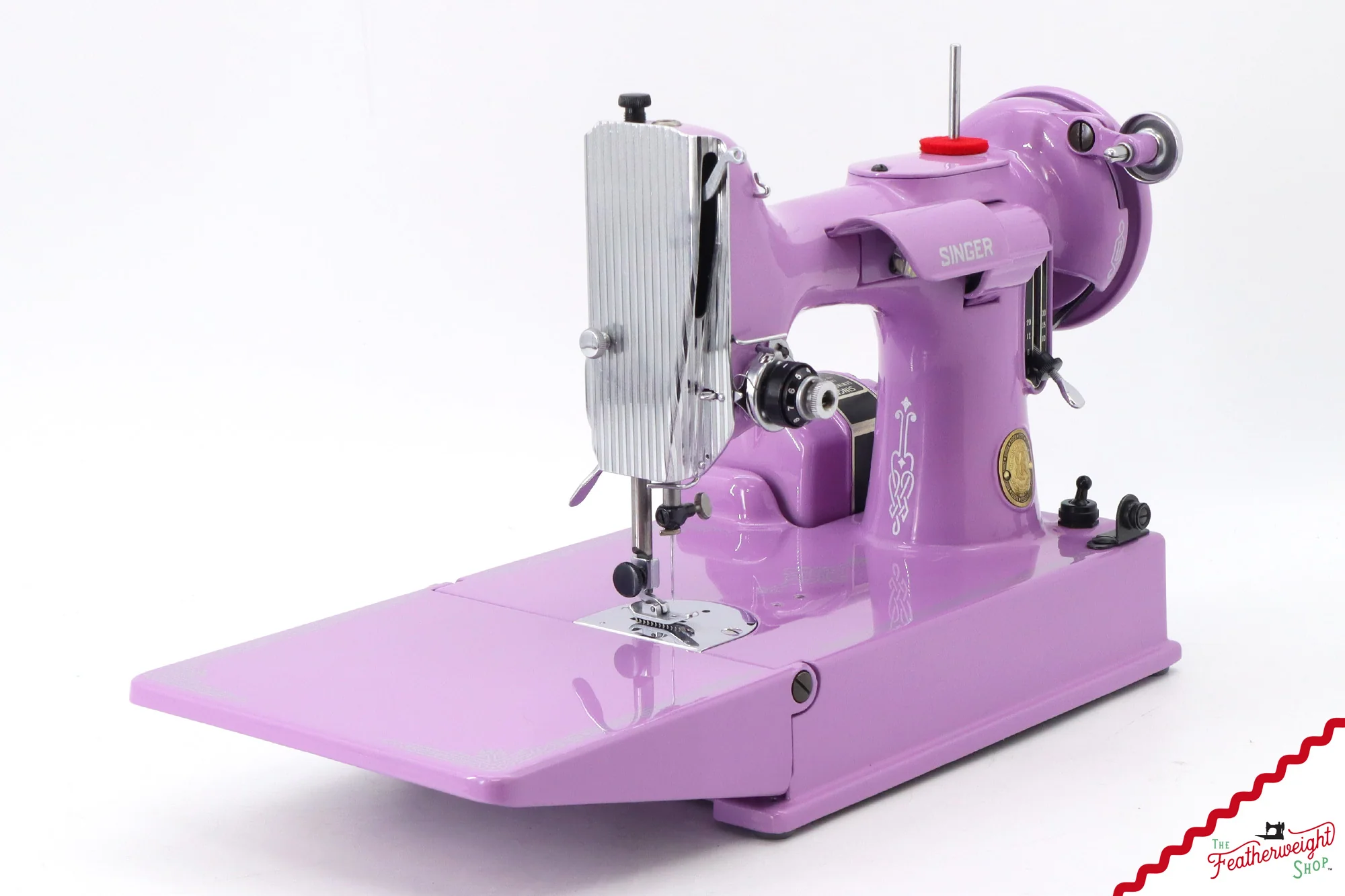 Singer Featherweight 221, AL395*** - Fully Restored in Lilac - Image 3