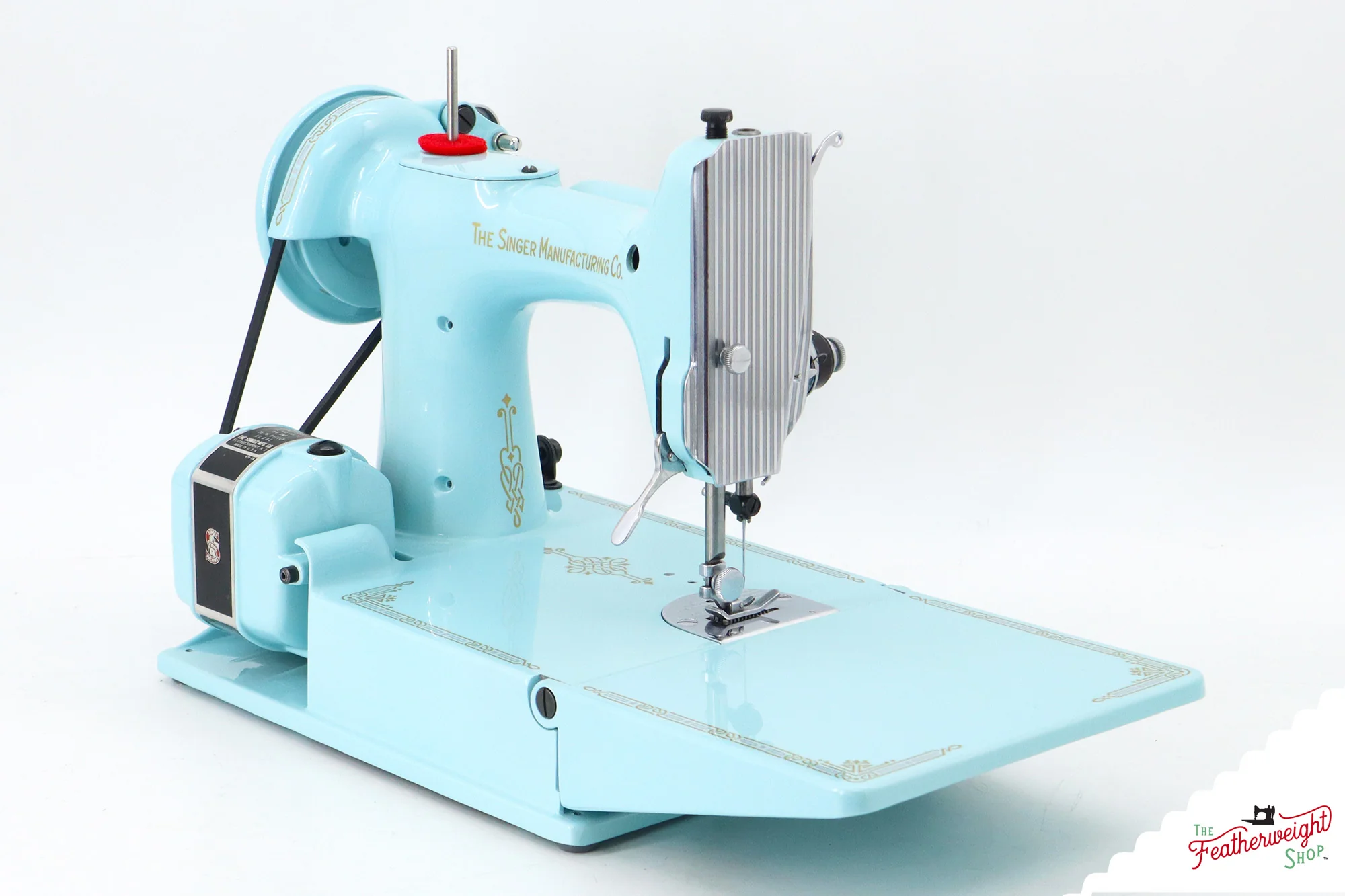 Singer Featherweight 221, AL409*** - Fully Restored in Cinderella Blue - Image 6
