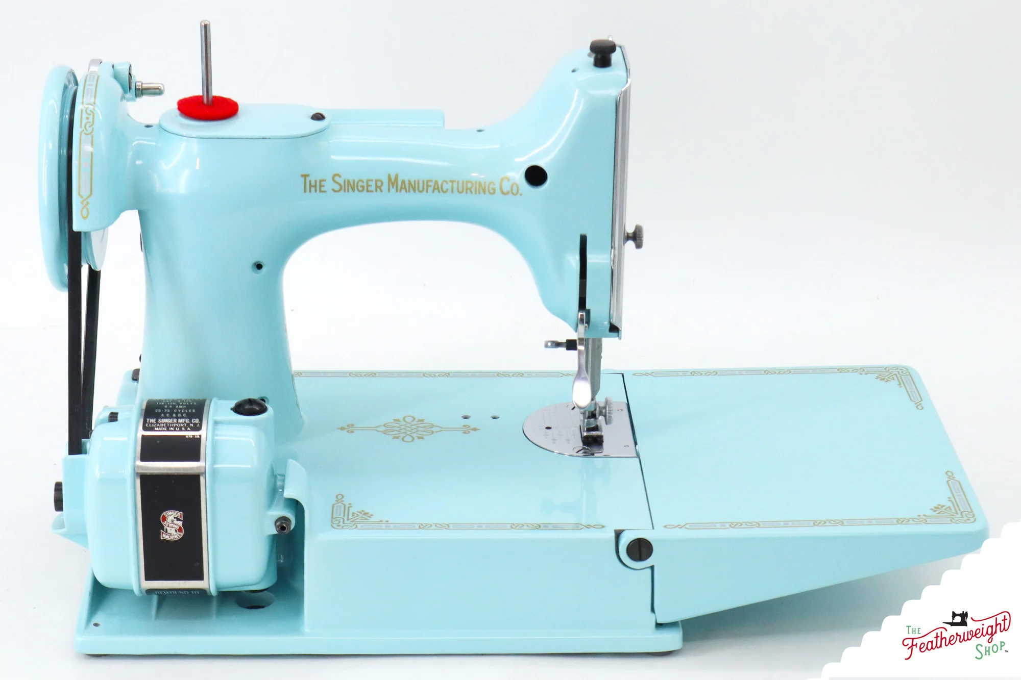 Singer Featherweight 221, AL409*** - Fully Restored in Cinderella Blue - Image 7