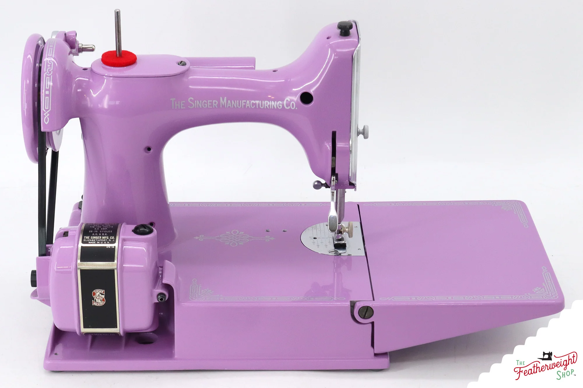 Singer Featherweight 221, AL422*** - Fully Restored in Lilac - Image 6