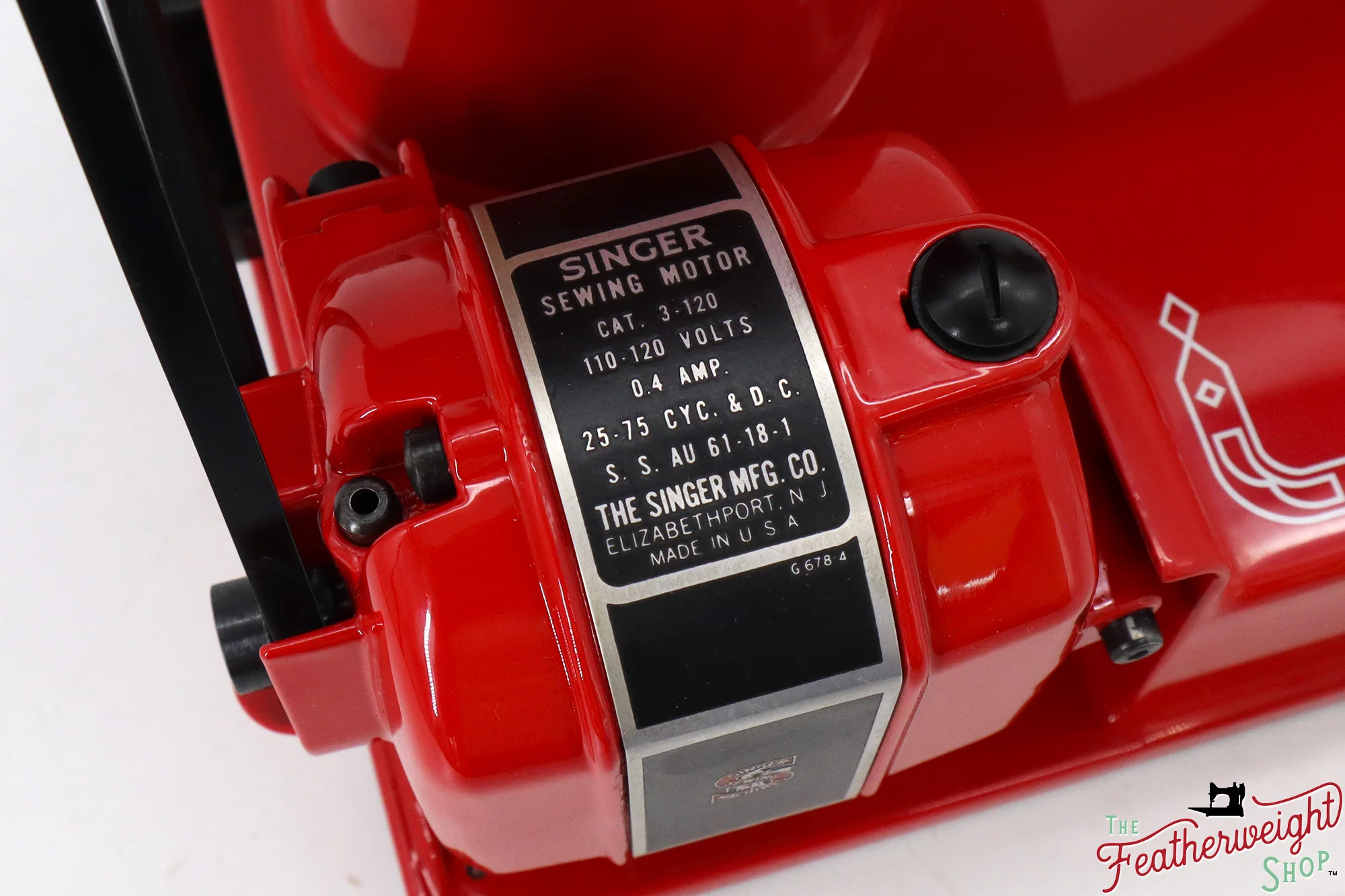 Singer Featherweight 221, AM17209* - Fully Restored in Liberty Red - Image 16