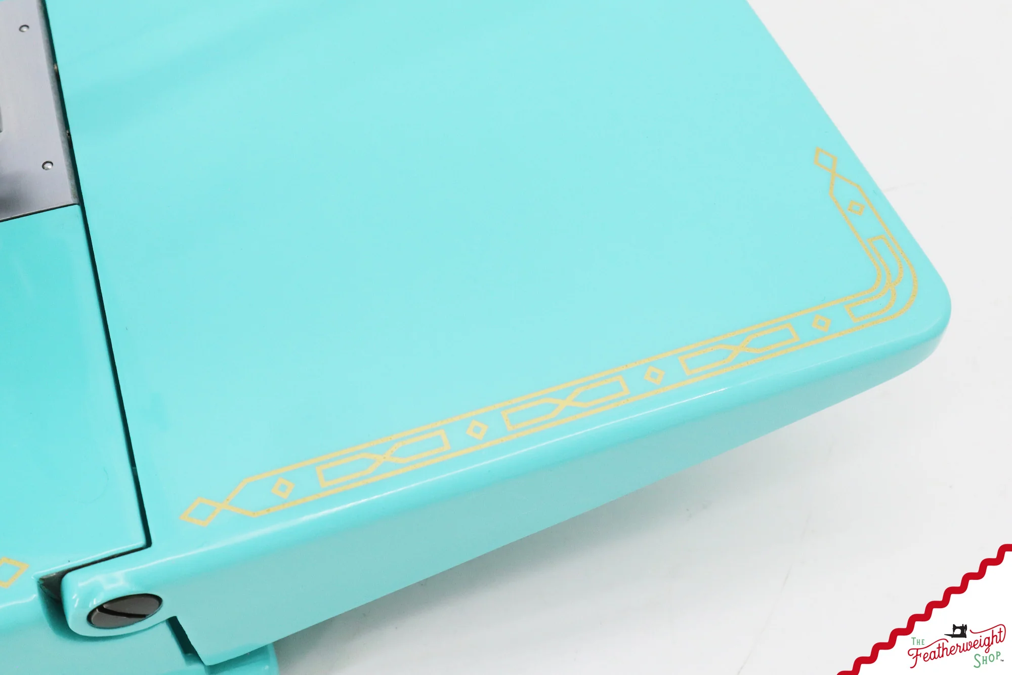 Singer Featherweight 221, AM781*** - Fully Restored in Tiffany Blue - Image 10