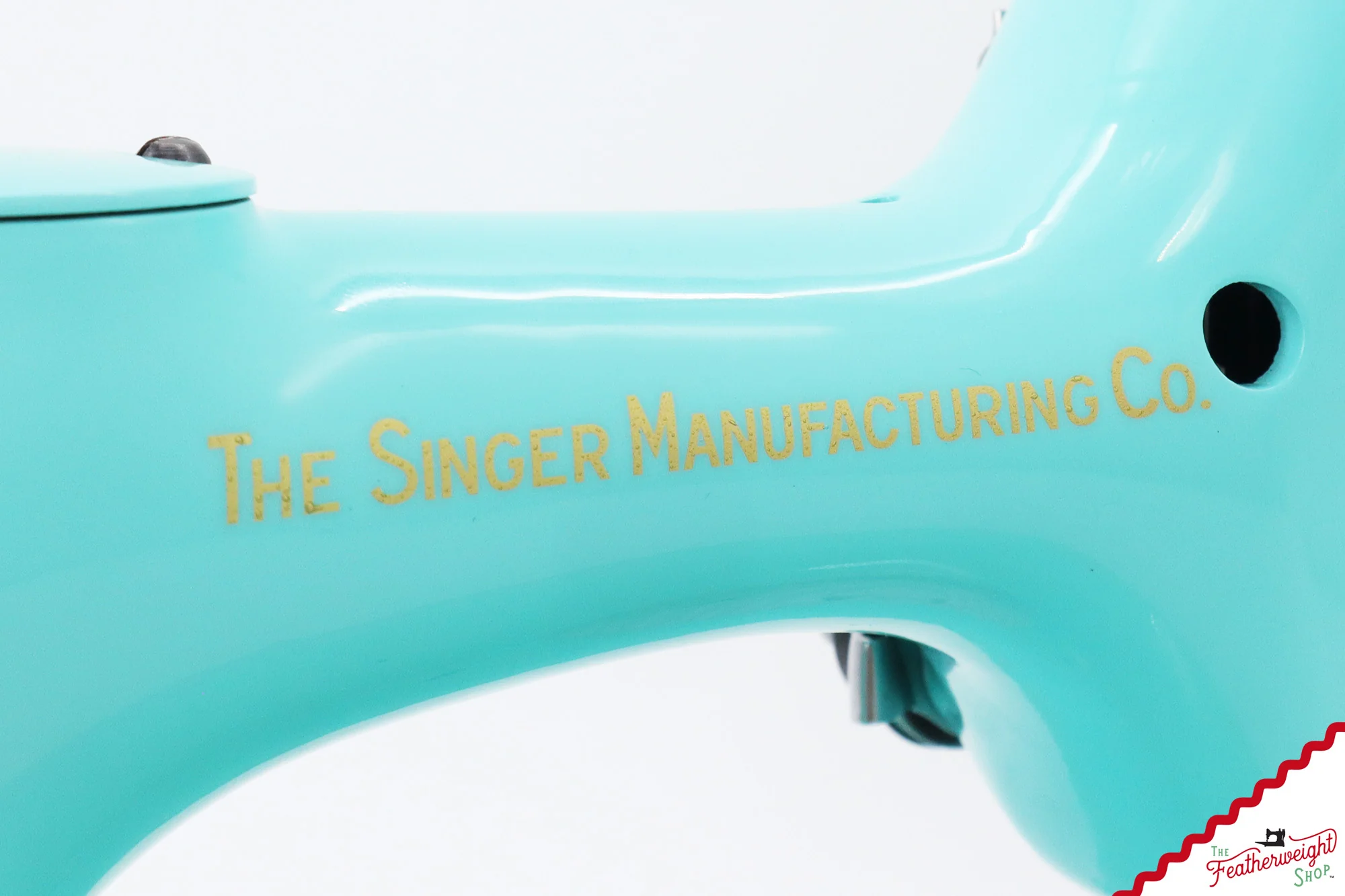 Singer Featherweight 221, AM781*** - Fully Restored in Tiffany Blue - Image 12
