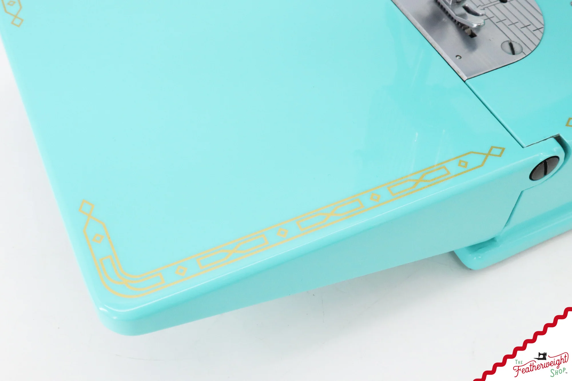 Singer Featherweight 221, AM781*** - Fully Restored in Tiffany Blue - Image 9