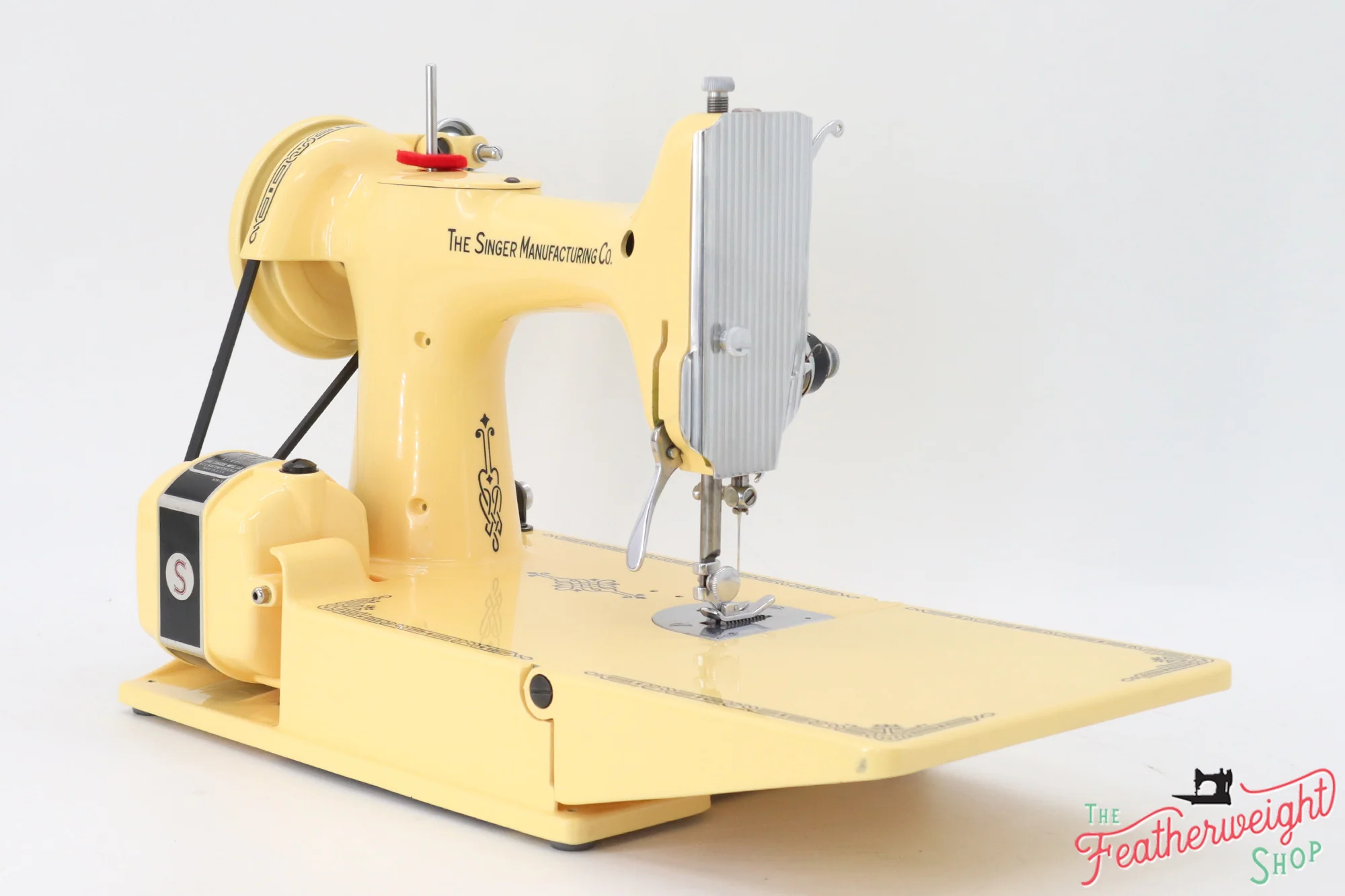Singer Featherweight 221 Centennial, AJ648*** - Fully Restored in Happy Yellow - Image 6