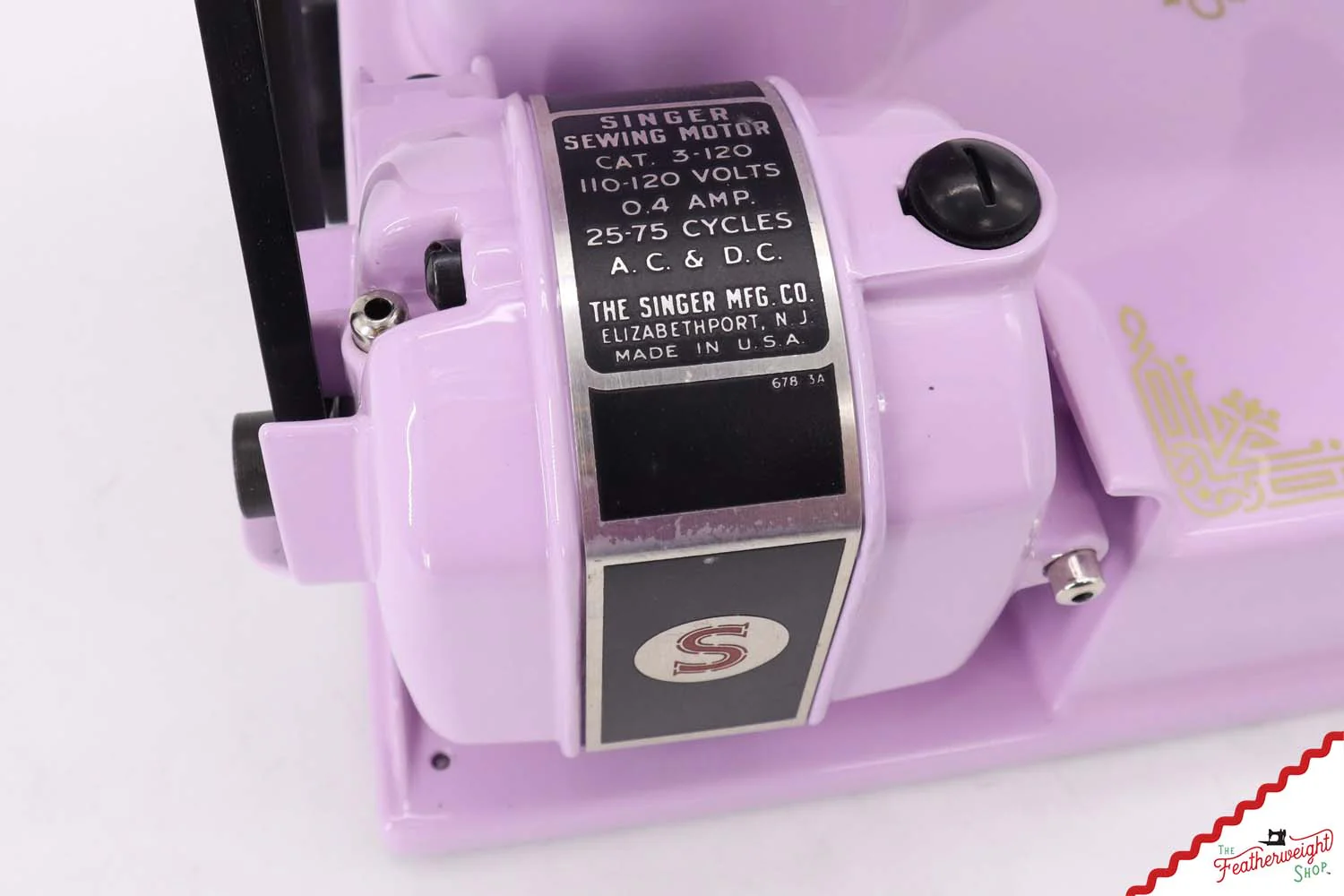 Singer Featherweight 221, Centennial - AJ890*** - Fully Restored in Wisteria - Image 16