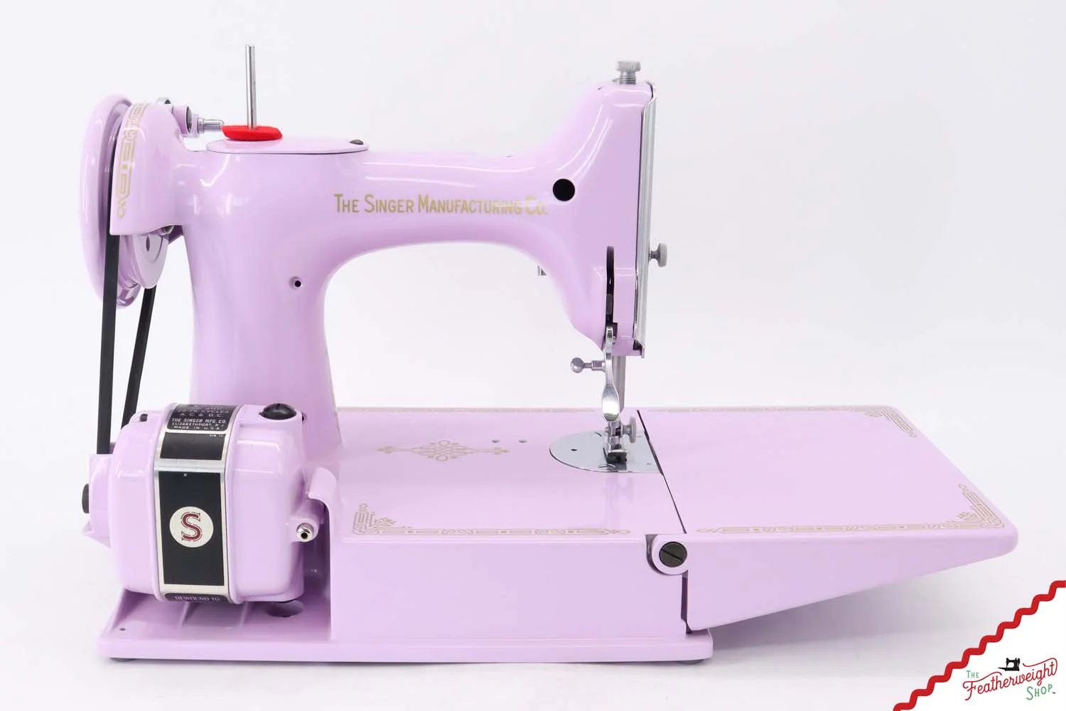 Singer Featherweight 221, Centennial - AJ890*** - Fully Restored in Wisteria - Image 7
