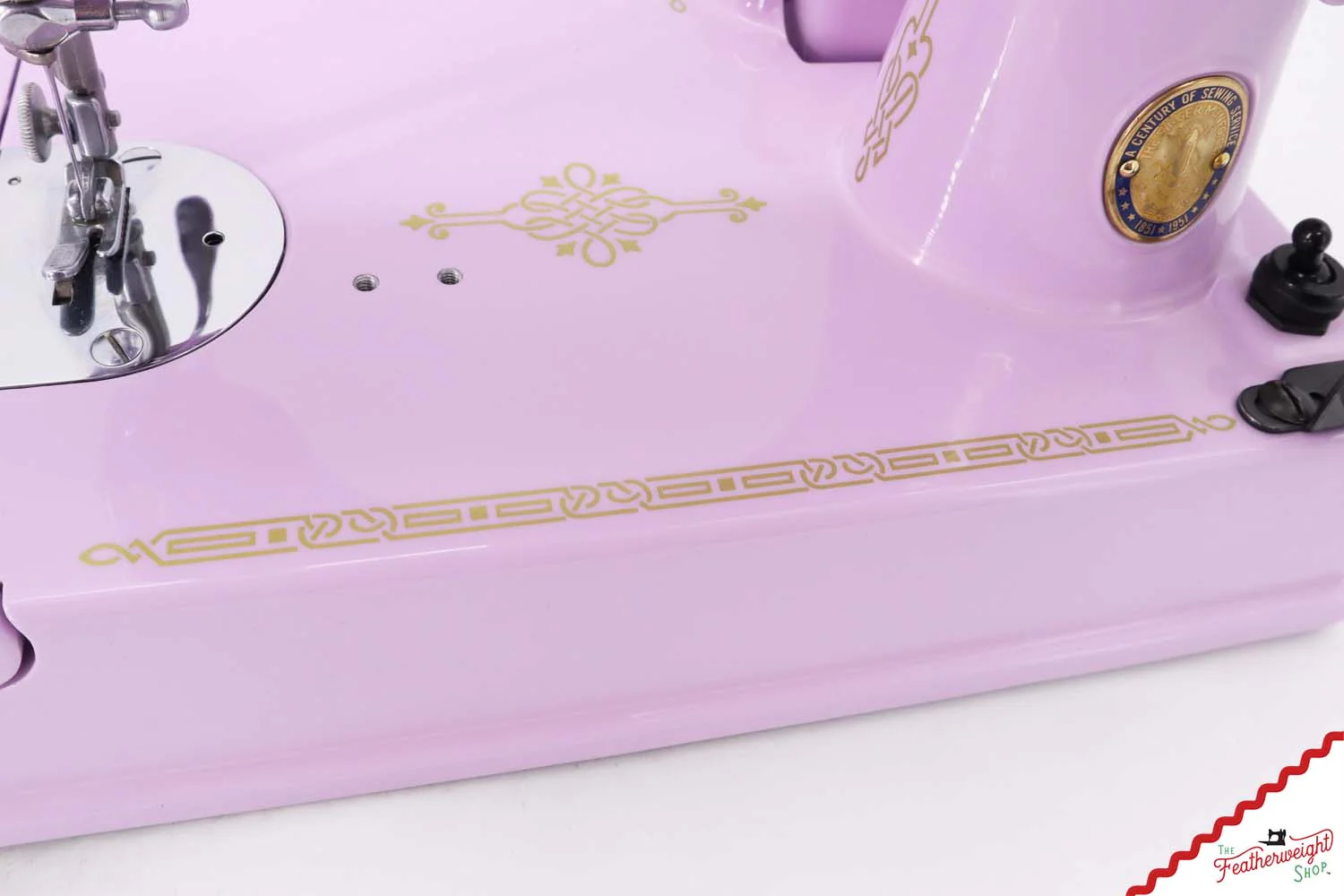 Singer Featherweight 221, Centennial - AJ890*** - Fully Restored in Wisteria - Image 9