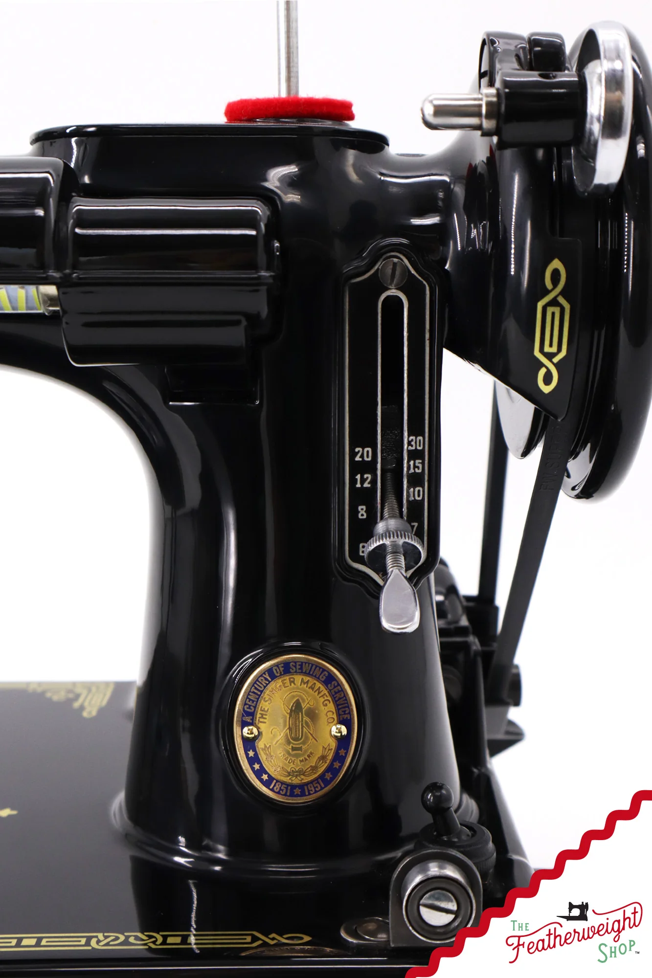 Singer Featherweight 221, Centennial - AJ900*** - Restored Featherweight Shop Edition! - Image 17