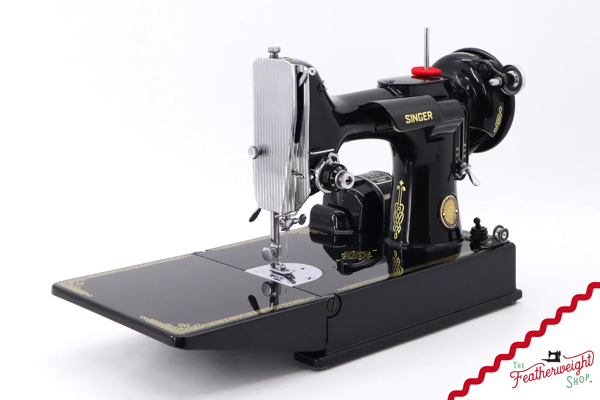 Singer Featherweight 221, Centennial - AJ900*** - Restored Featherweight Shop Edition! - Image 3