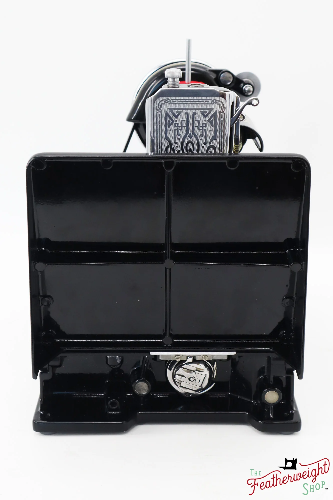 Singer Featherweight 221, Chicago World's Fair, Fully Restored in Gloss Black, AD547*** - RARE - Image 12