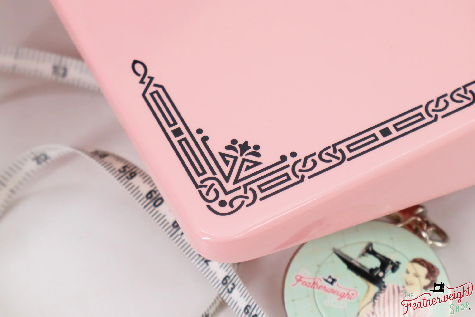Singer Featherweight 221K, EF560*** - Fully Restored in Rosy Posy Pink - Image 12
