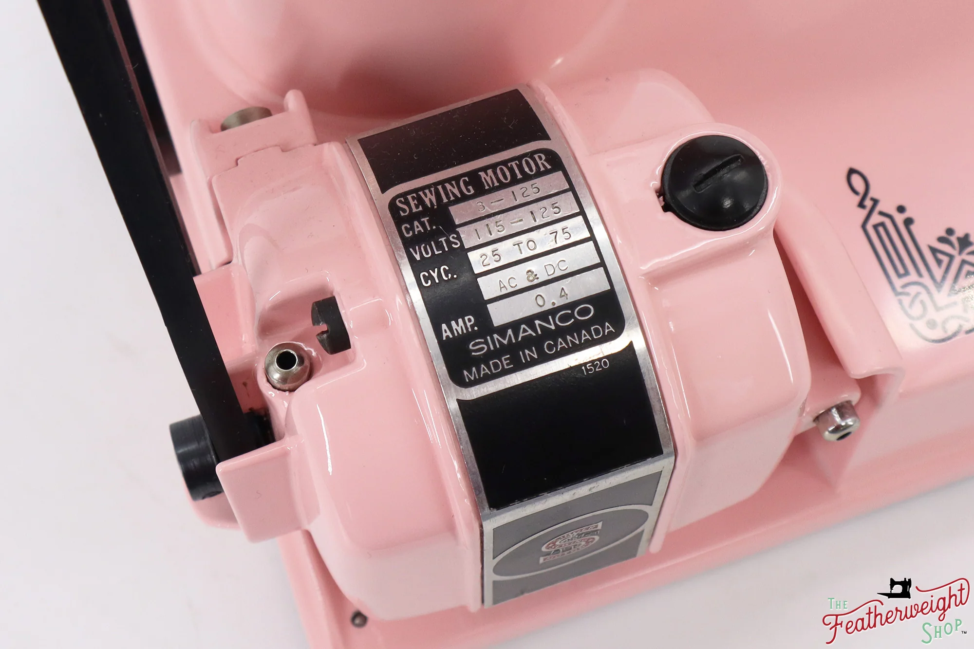 Singer Featherweight 221K, EF560*** - Fully Restored in Rosy Posy Pink - Image 17