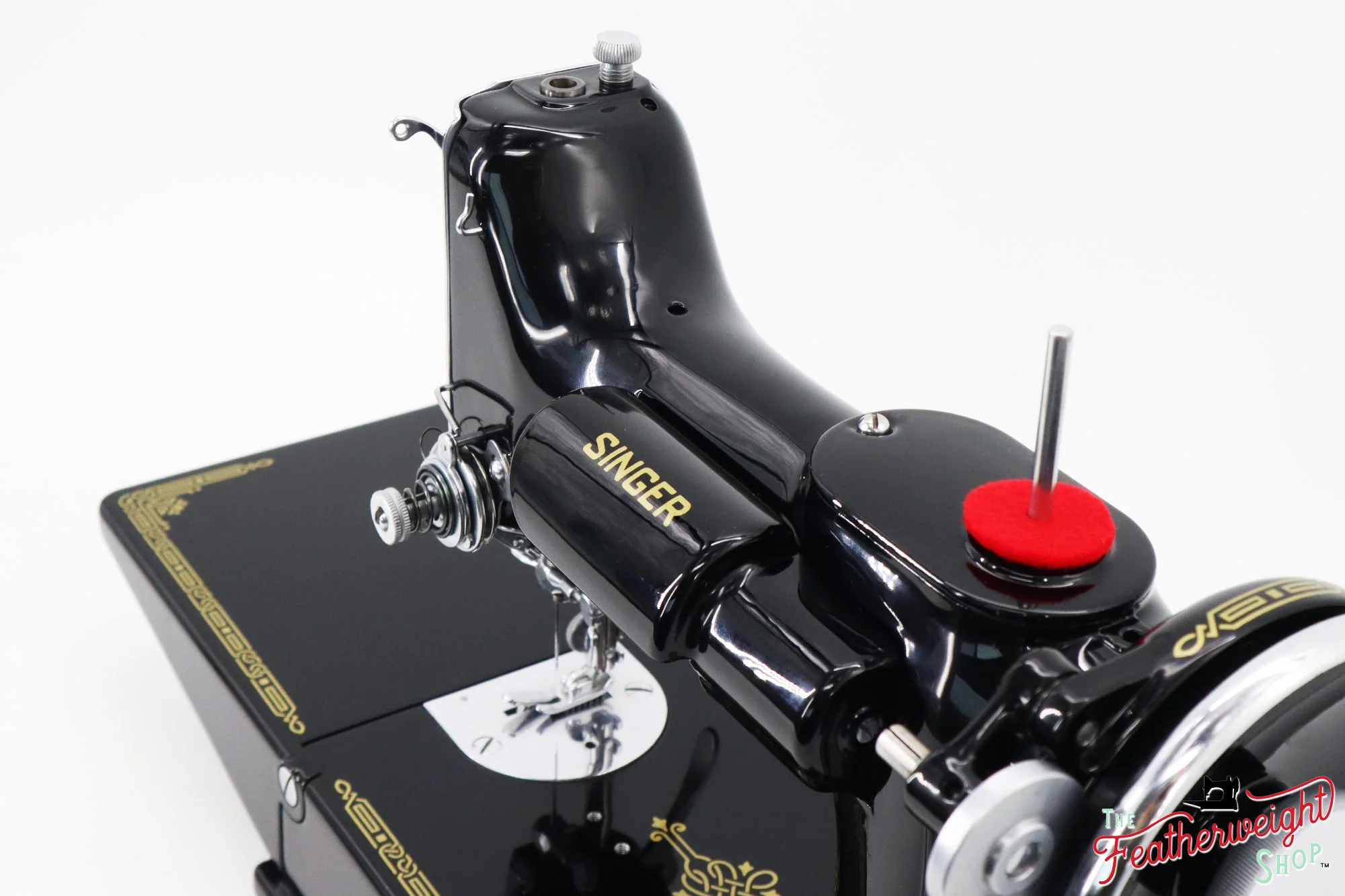 Singer Featherweight 221, "First-Run" 1933 AD54266* - Fully Restored in Gloss Black - Image 17