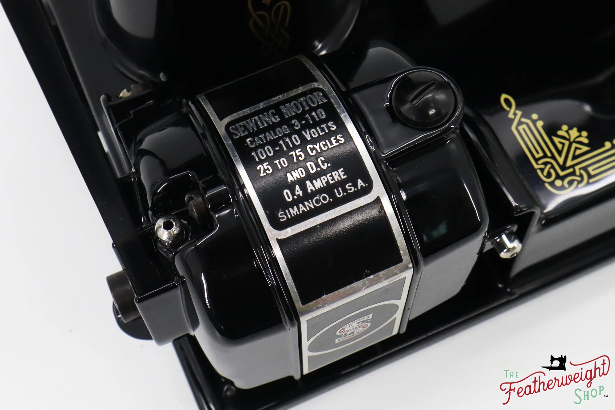 Singer Featherweight 221, "First-Run" 1933 AD54266* - Fully Restored in Gloss Black - Image 24