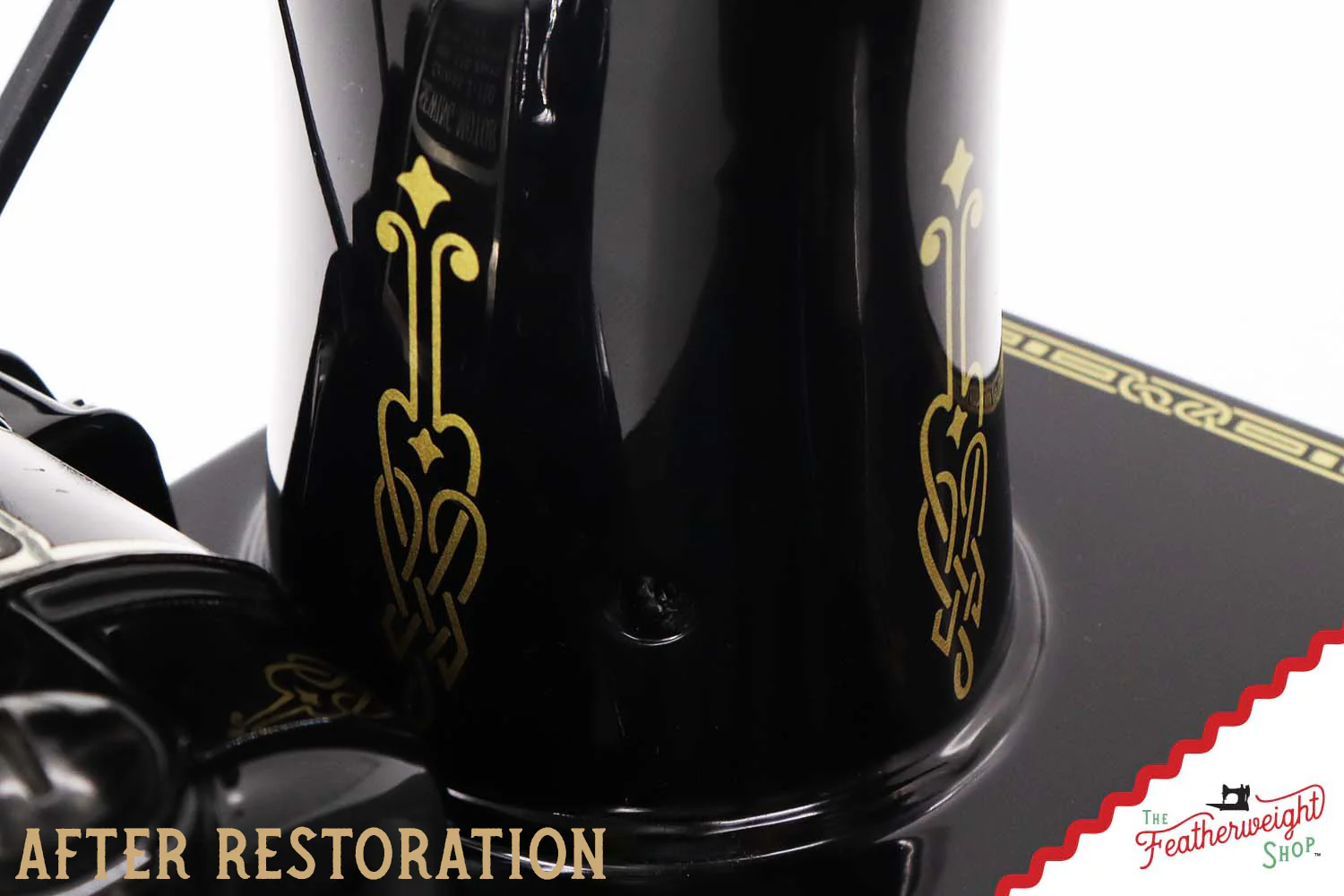 Singer Featherweight 221, "First-Run" 1933 AD5434** - Fully Restored in Gloss Black - Image 11