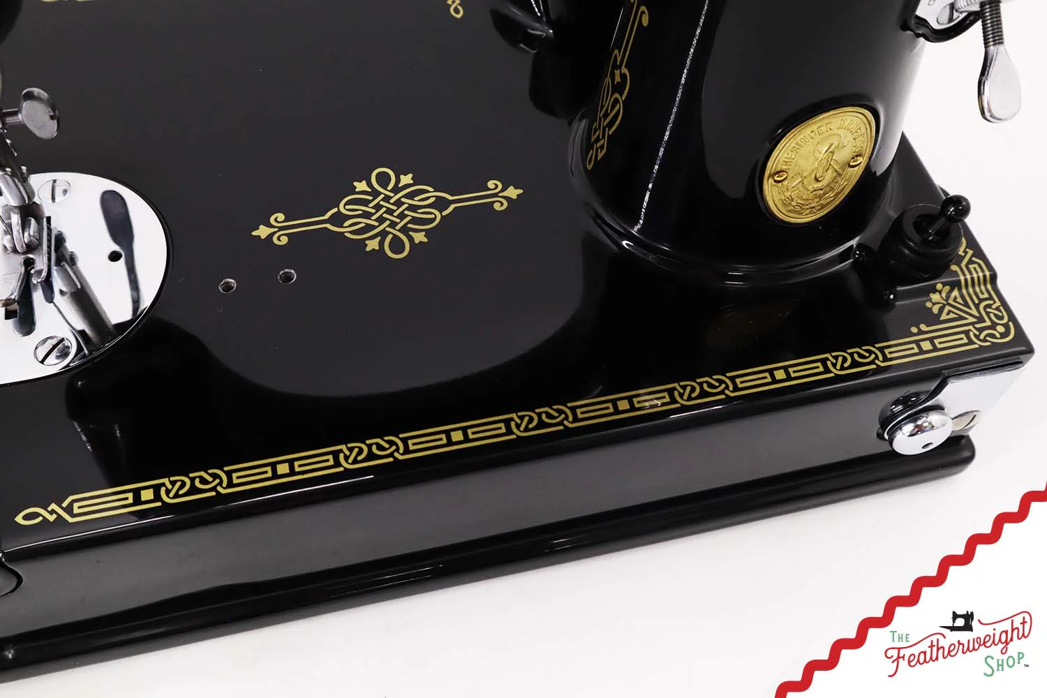 Singer Featherweight 221, "First-Run" 1933 AD5434** - Fully Restored in Gloss Black - Image 12