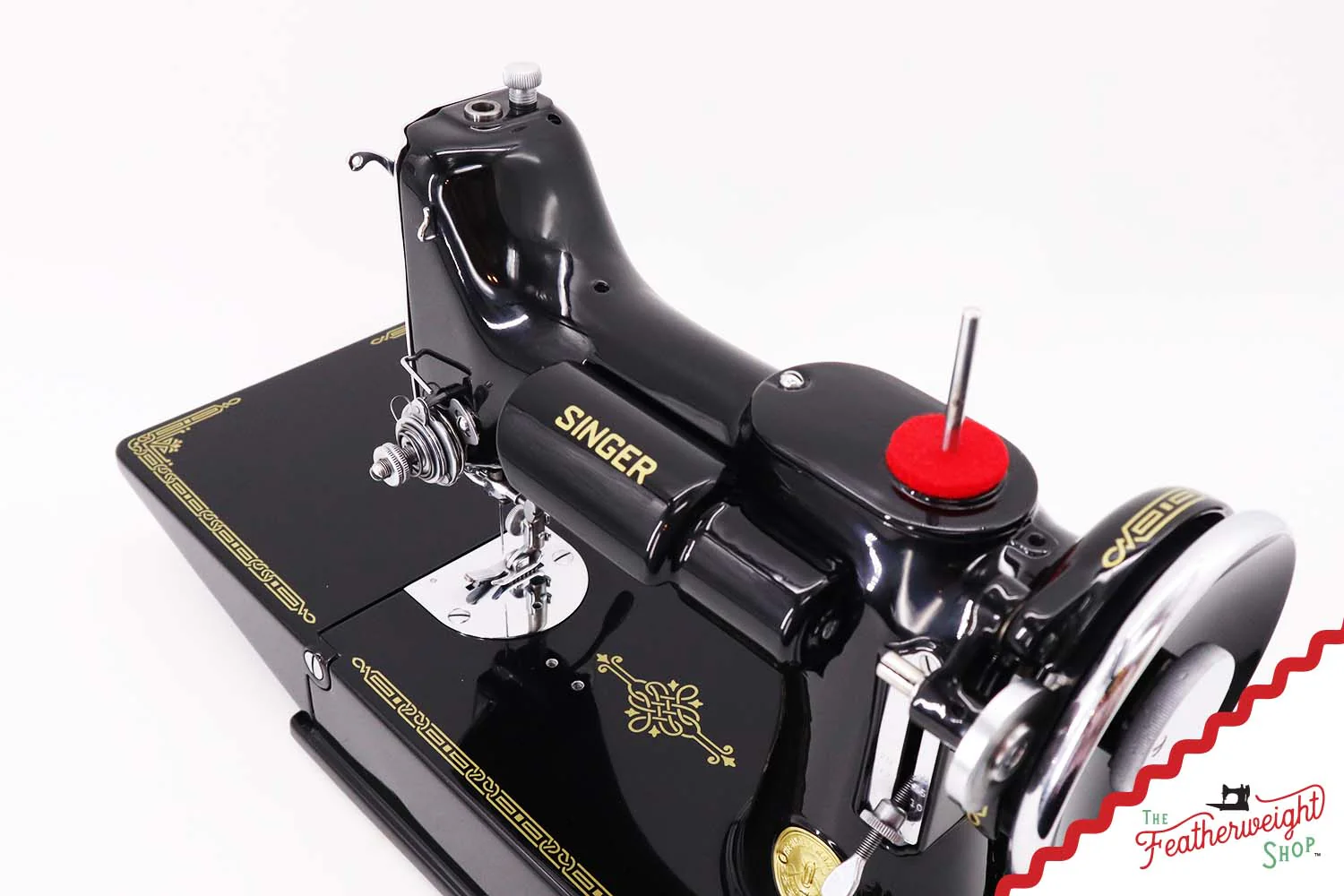 Singer Featherweight 221, "First-Run" 1933 AD5434** - Fully Restored in Gloss Black - Image 17