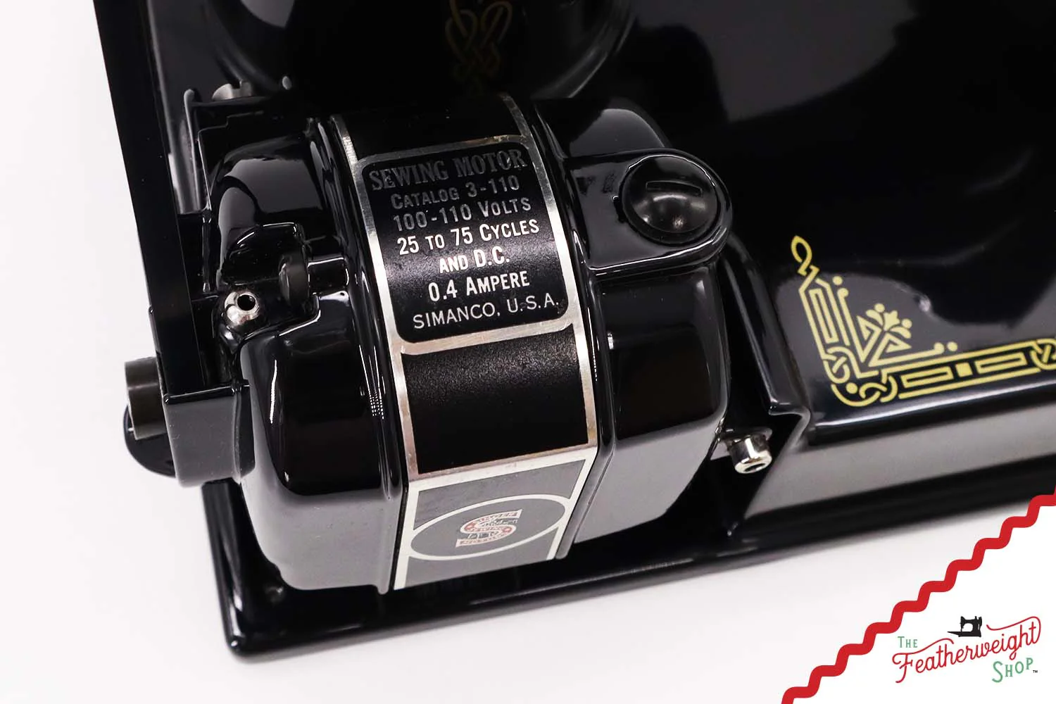 Singer Featherweight 221, "First-Run" 1933 AD5434** - Fully Restored in Gloss Black - Image 22