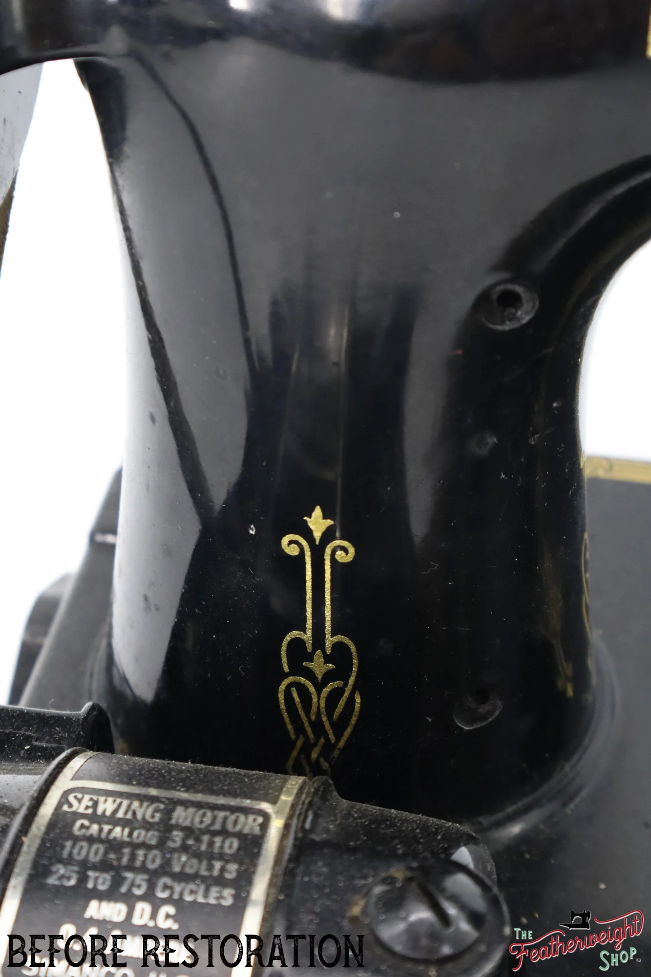 Singer Featherweight 221, "First-Run" 1933 AD544*** - Fully Restored in Gloss Black - Provenance Included! - Image 10