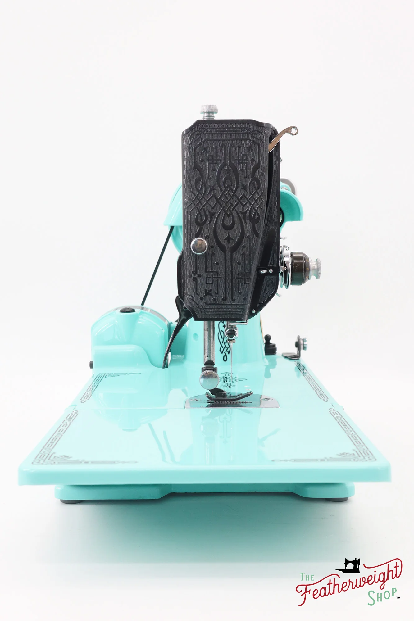 Singer Featherweight 221, RARE - Blackside, AG014*** - Fully Restored in Tiffany Blue - Image 5
