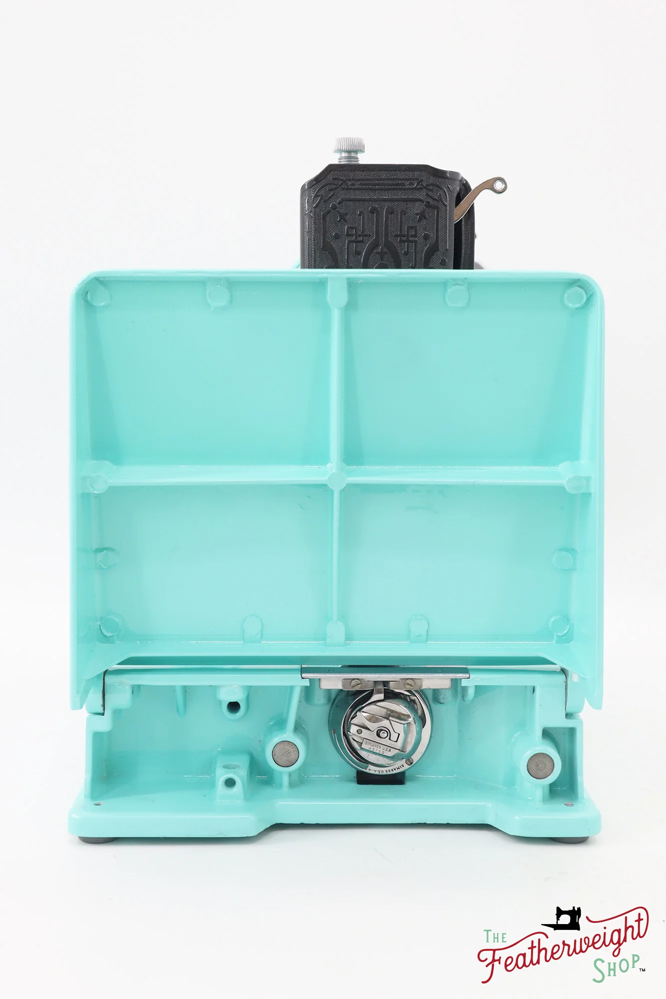 Singer Featherweight 221, RARE - Blackside, AG014*** - Fully Restored in Tiffany Blue - Image 6