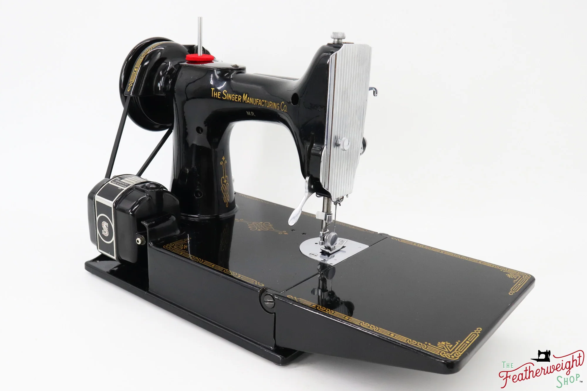 Singer Featherweight 221, RARE 'M.R.' - AH196*** - Image 9