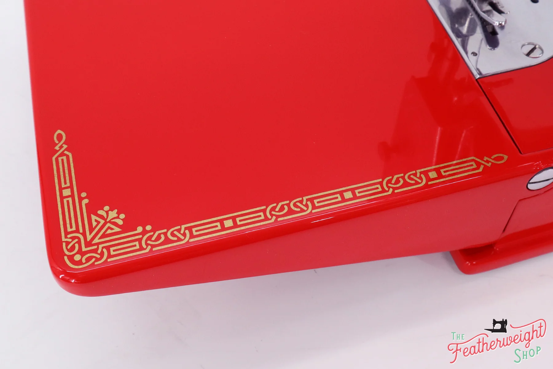 Singer Featherweight 221 Sewing Machine 1933 AD550*** - Fully Restored in Liberty Red - Image 10
