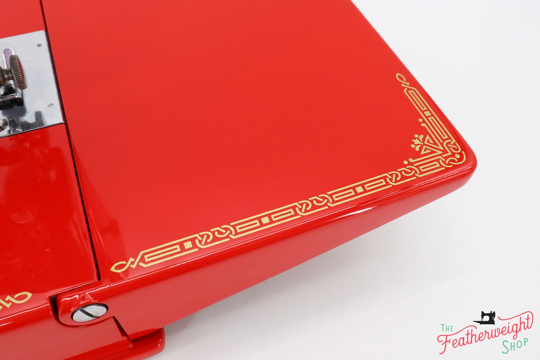 Singer Featherweight 221 Sewing Machine 1933 AD550*** - Fully Restored in Liberty Red - Image 13