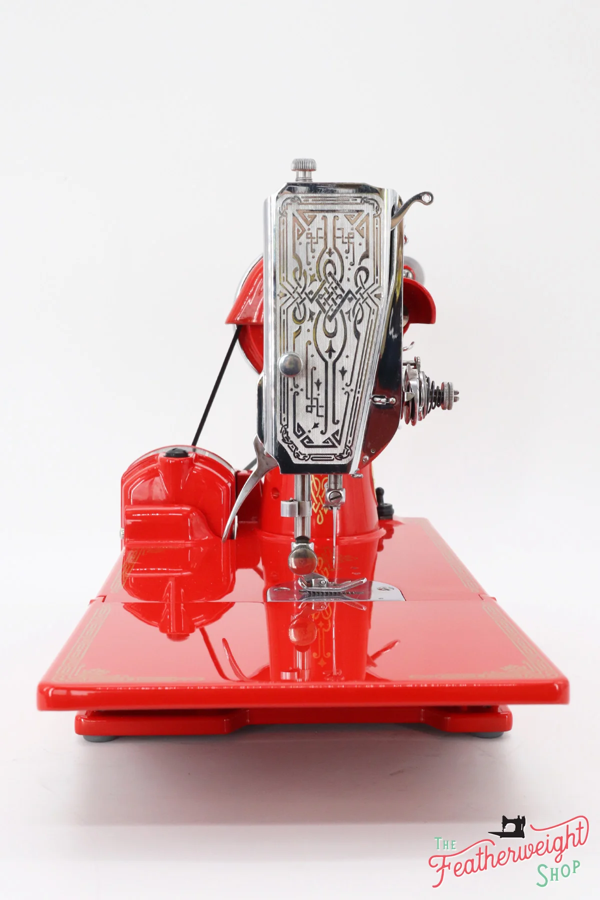Singer Featherweight 221 Sewing Machine 1933 AD550*** - Fully Restored in Liberty Red - Image 6