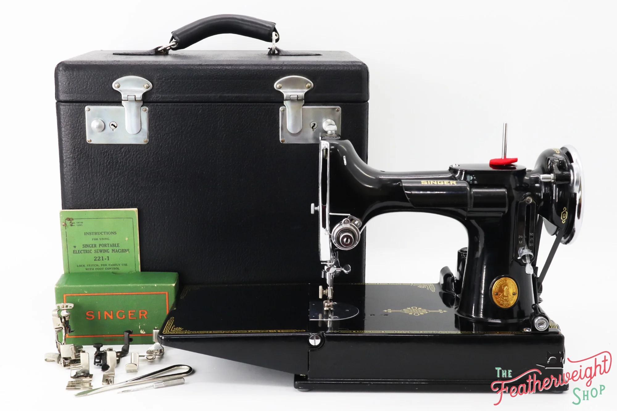 Singer Featherweight 221 Sewing Machine, 1936 AE3002** - Image 2
