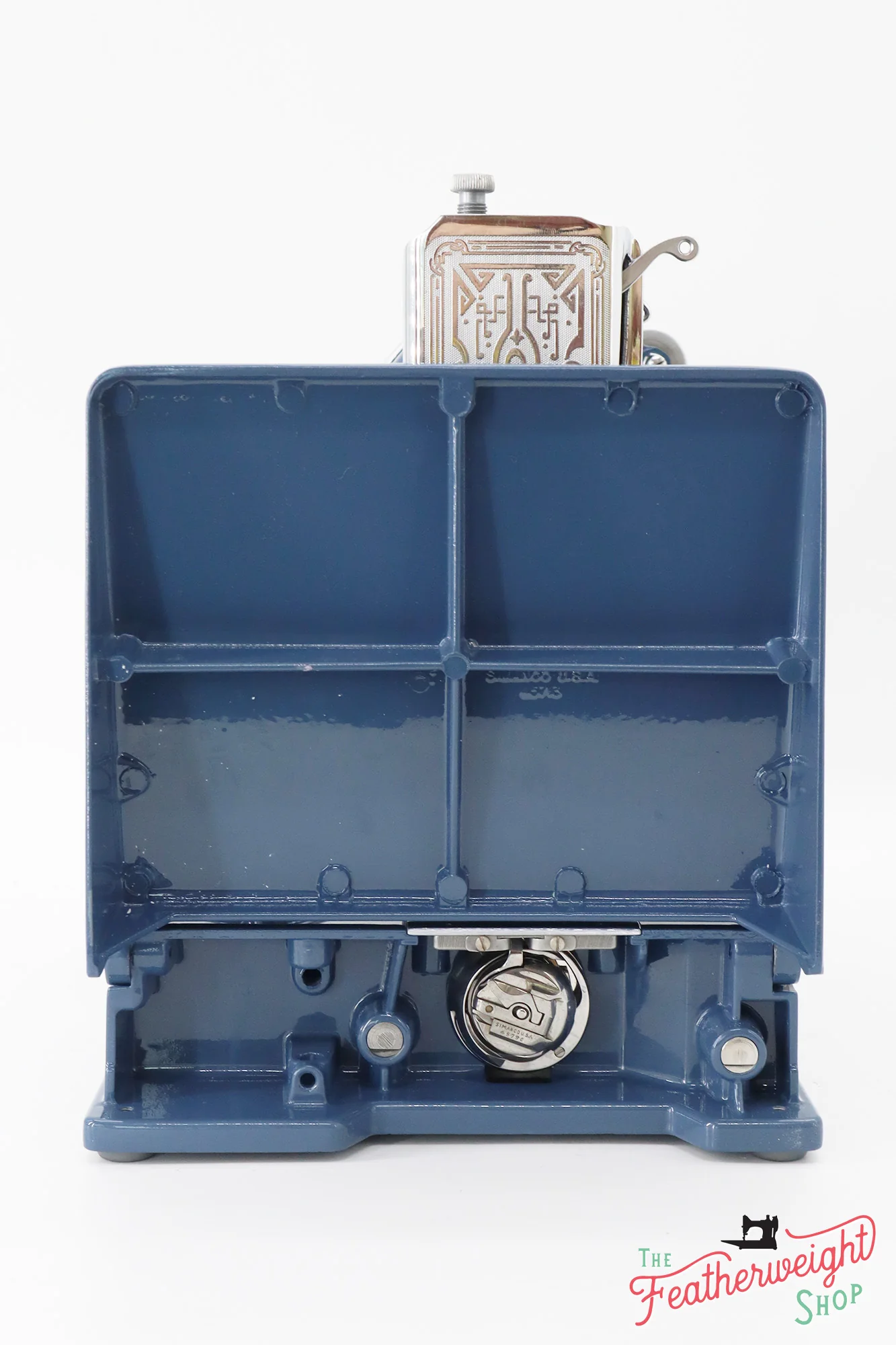 Singer Featherweight 221 Sewing Machine AD722*** - Fully Restored in Denim - Image 9