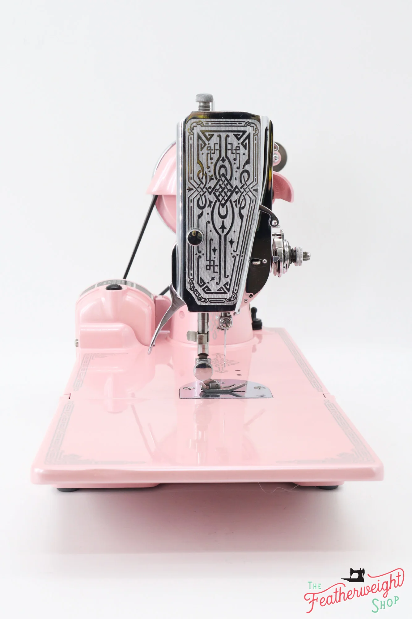 Singer Featherweight 221 Sewing Machine AE060*** - Fully Restored in Pink Frosting - Image 5