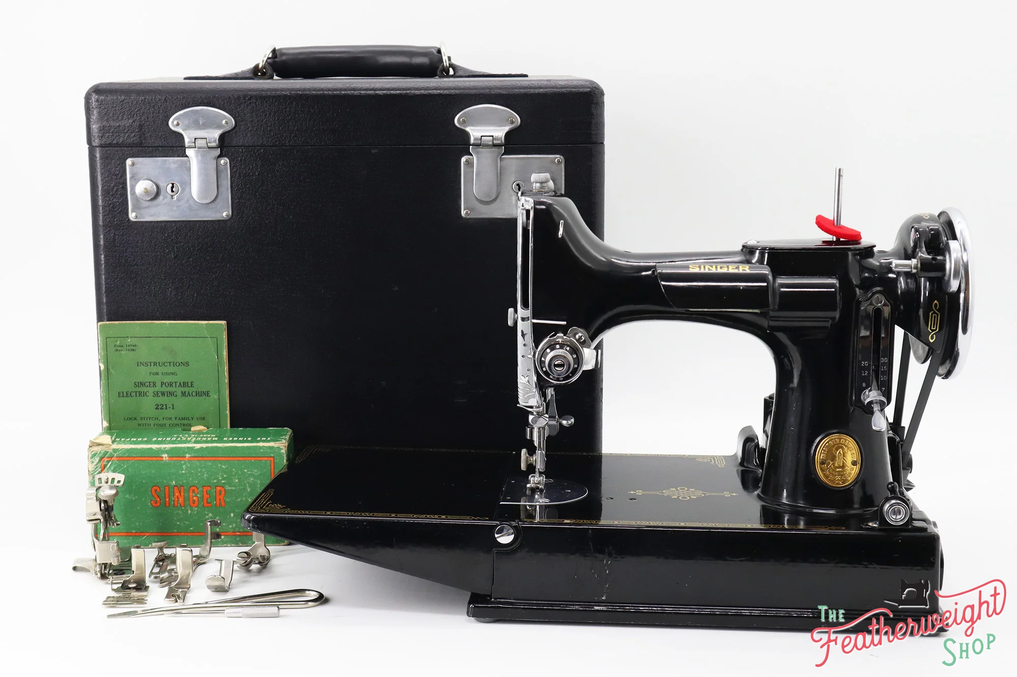 Singer Featherweight 221 Sewing Machine, AF077*** - Image 2